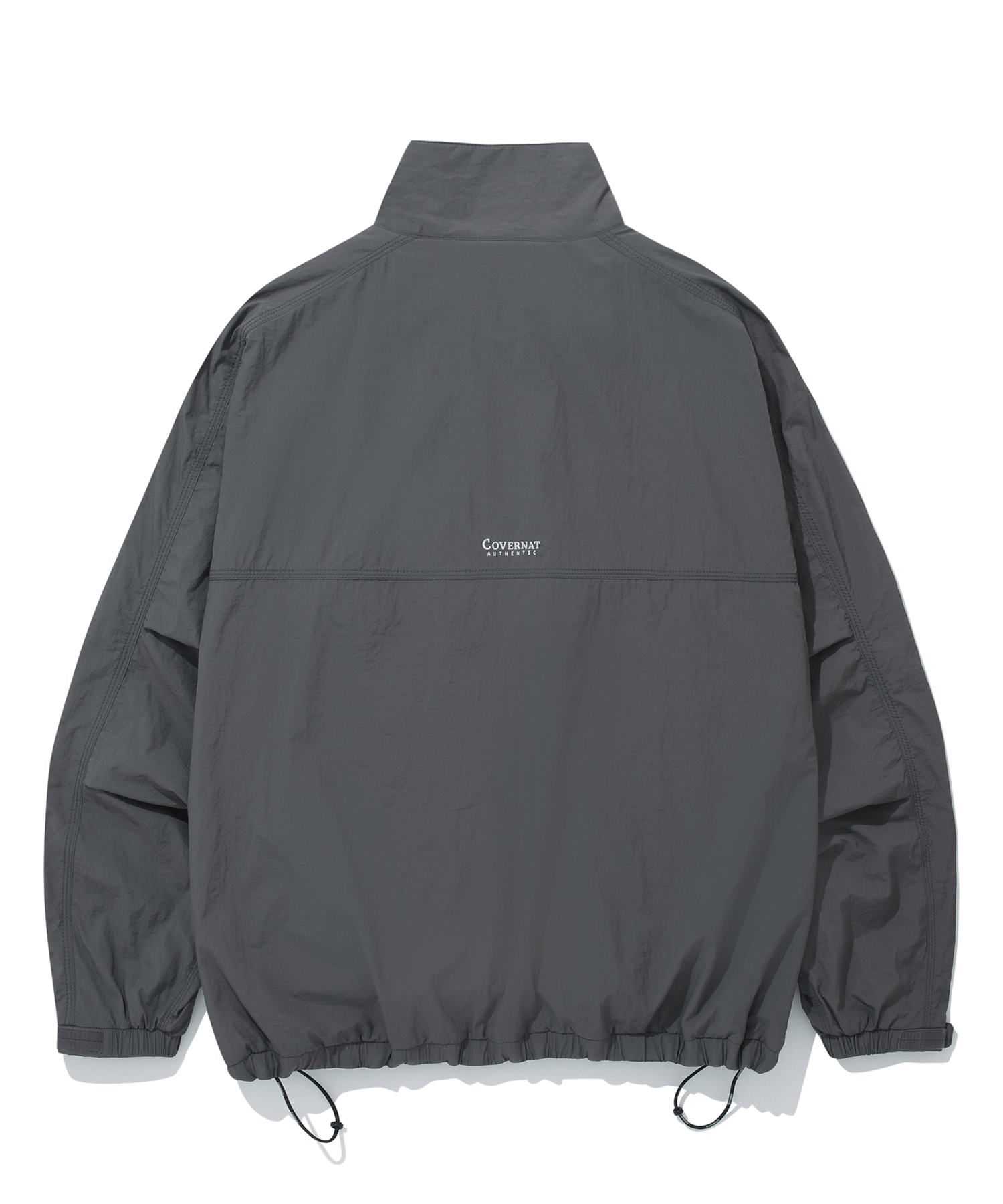 [COVERNAT]★TRACK JACKET Covernat Unisex Big Logo Track Jacket Charcoal | Jackets for