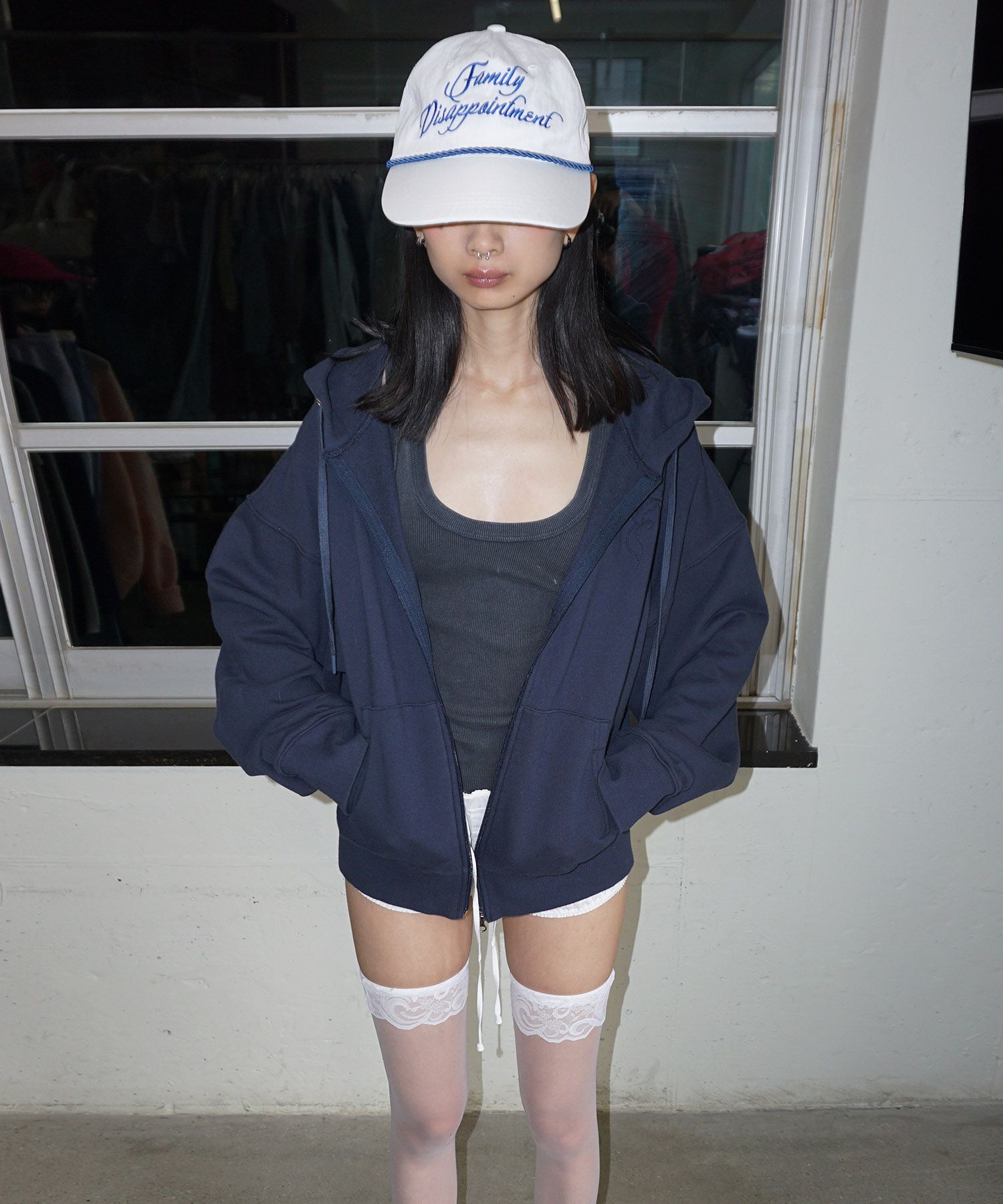 MUSINSA | SCULPTOR Bad Seed Trucker Cap White