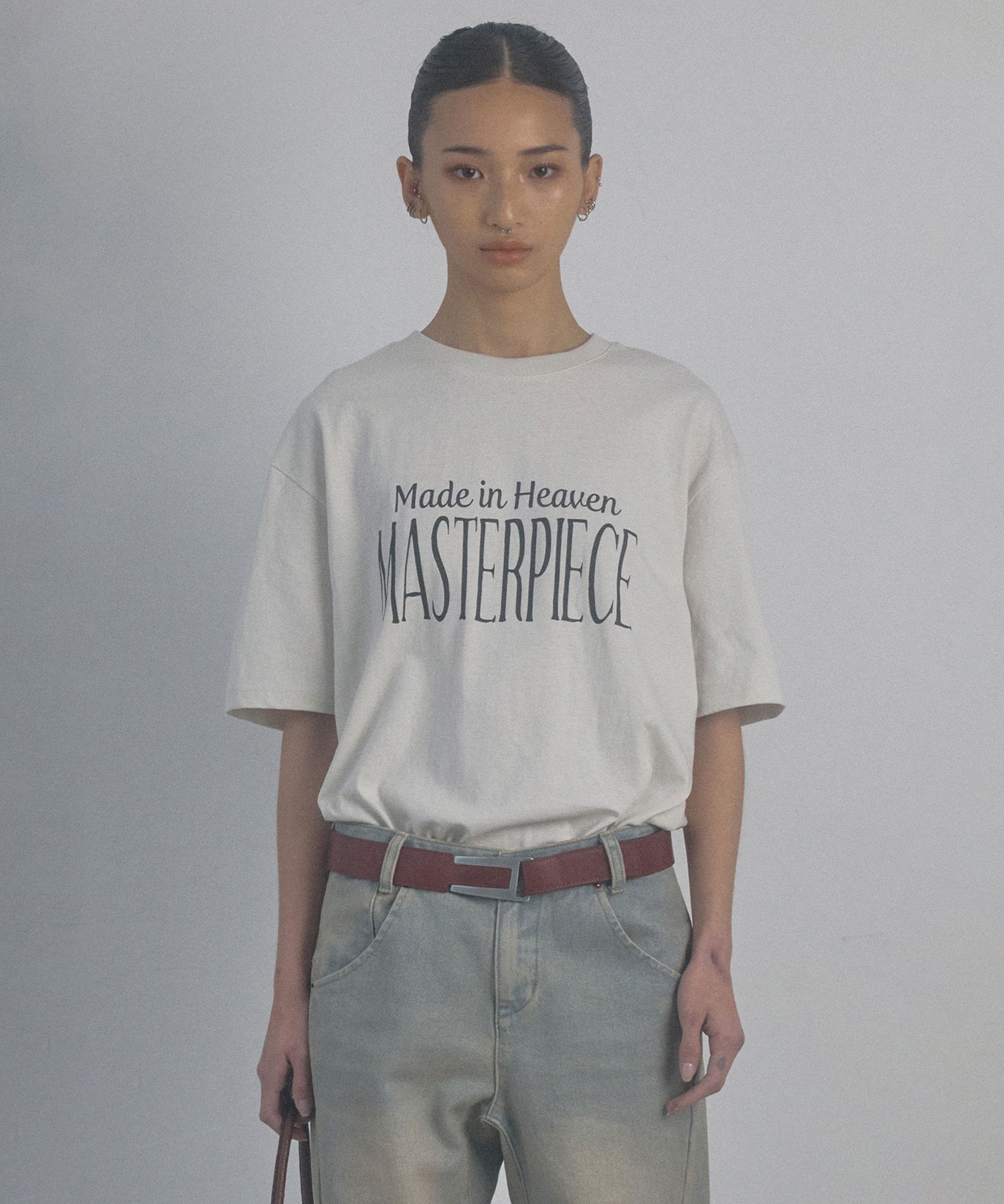 MUSINSA | SCULPTOR Heavenly Button Down T-shirt White