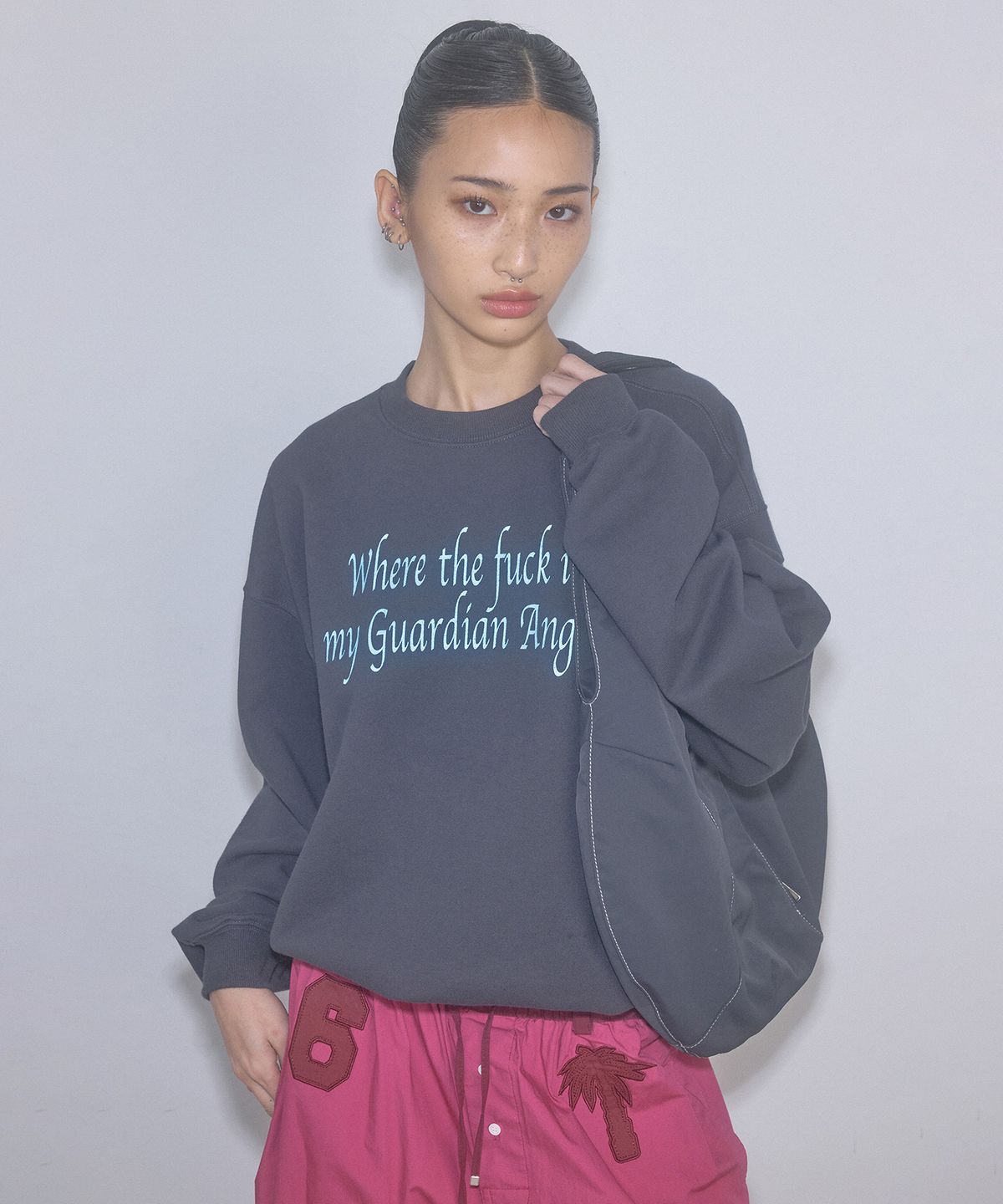 스컬프터(SCULPTOR) Word Of Wisdom Sweatshirt Charcoal