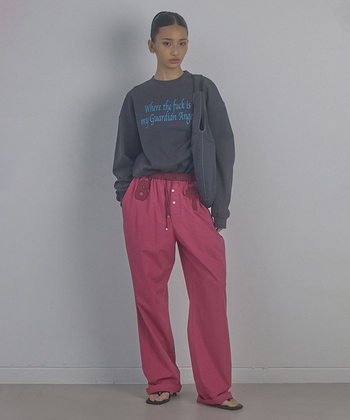스컬프터(SCULPTOR) Word Of Wisdom Sweatshirt Charcoal