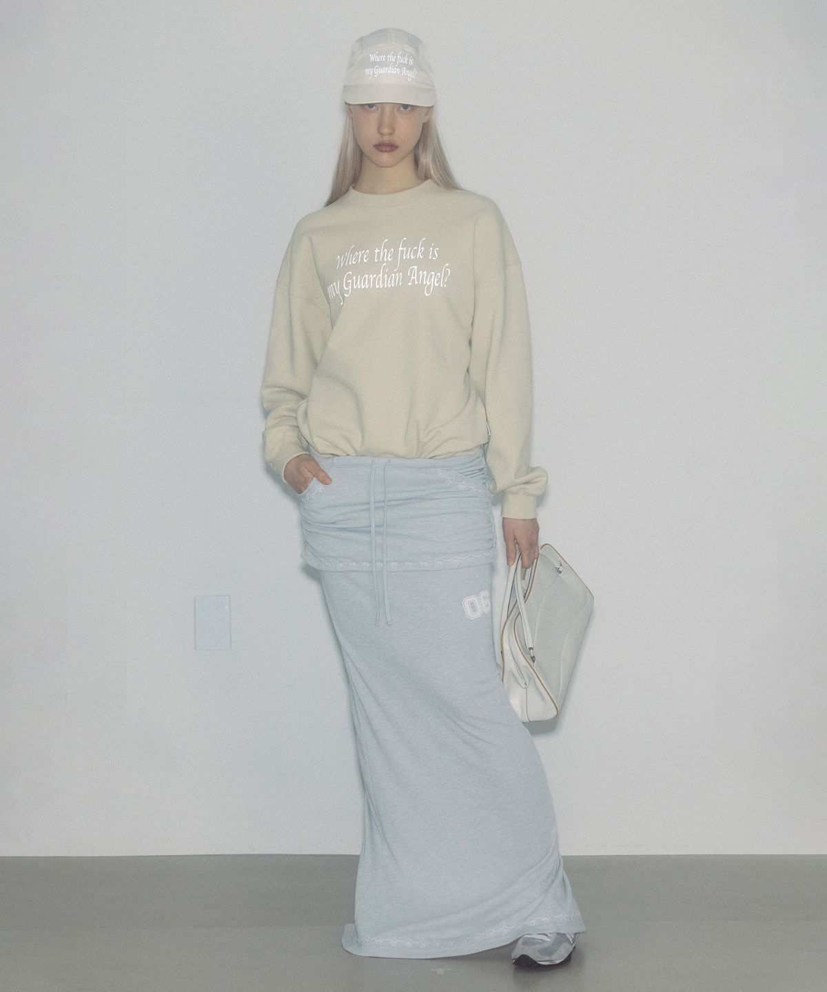 스컬프터(SCULPTOR) Word Of Wisdom Sweatshirt Dusty Lemon