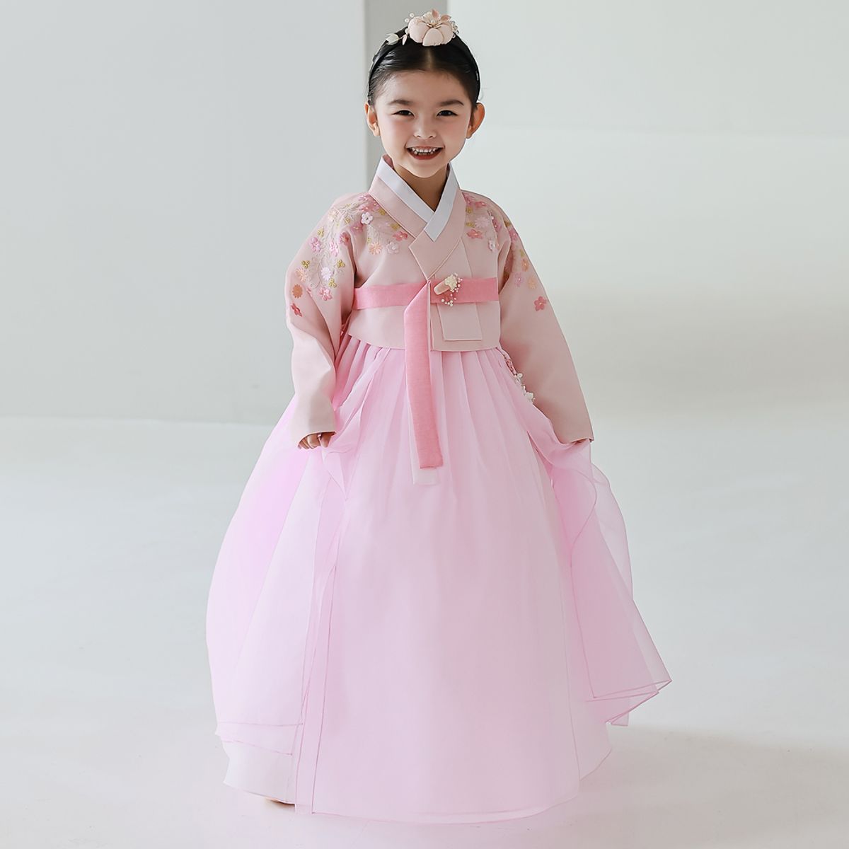 하랑한복(HARANG HANBOK) 꽃별랑 여아한복 세트