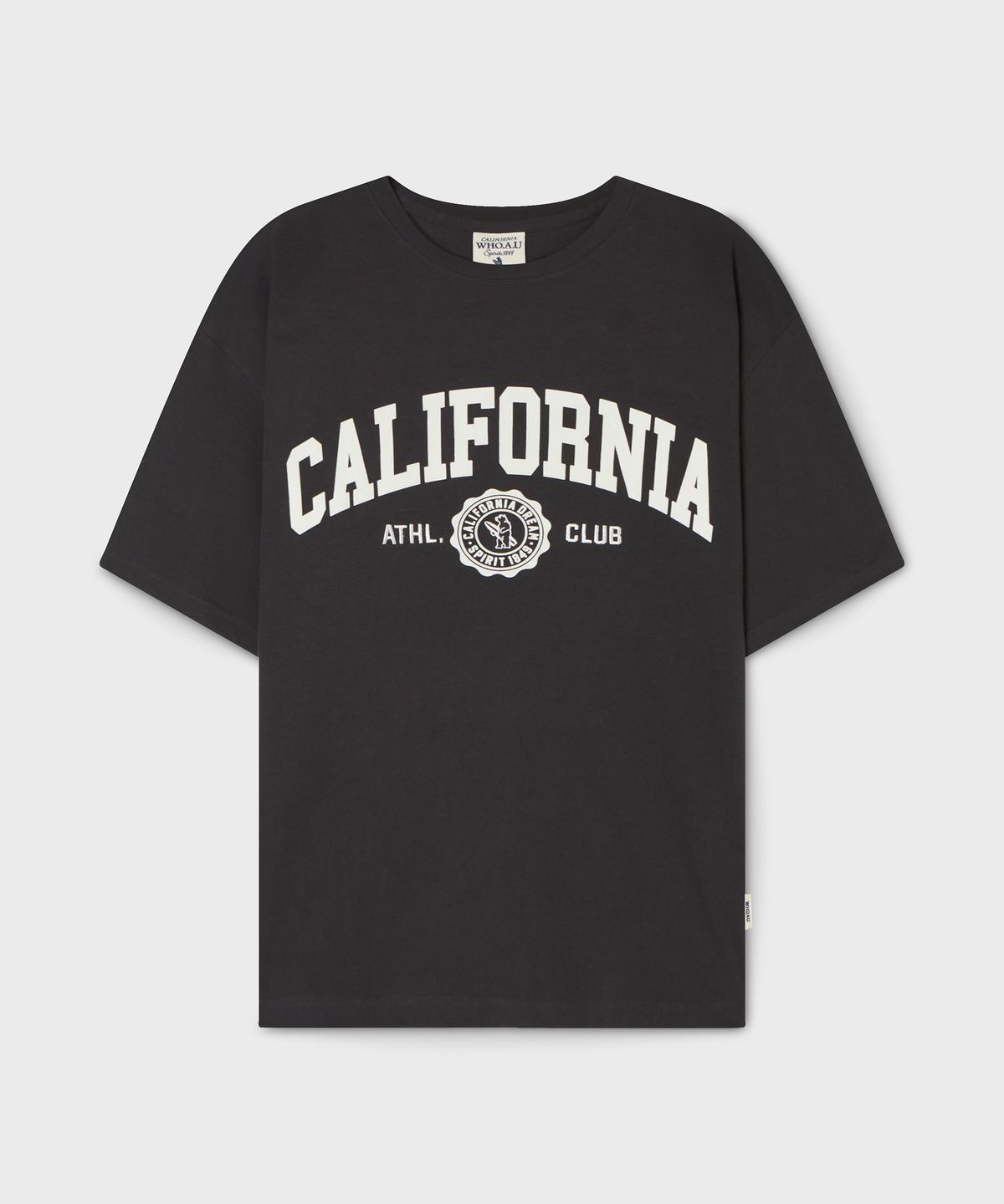 후아유(WHO.A.U) California Lettering T-shirt(Over Fit)/WHRAG2322U