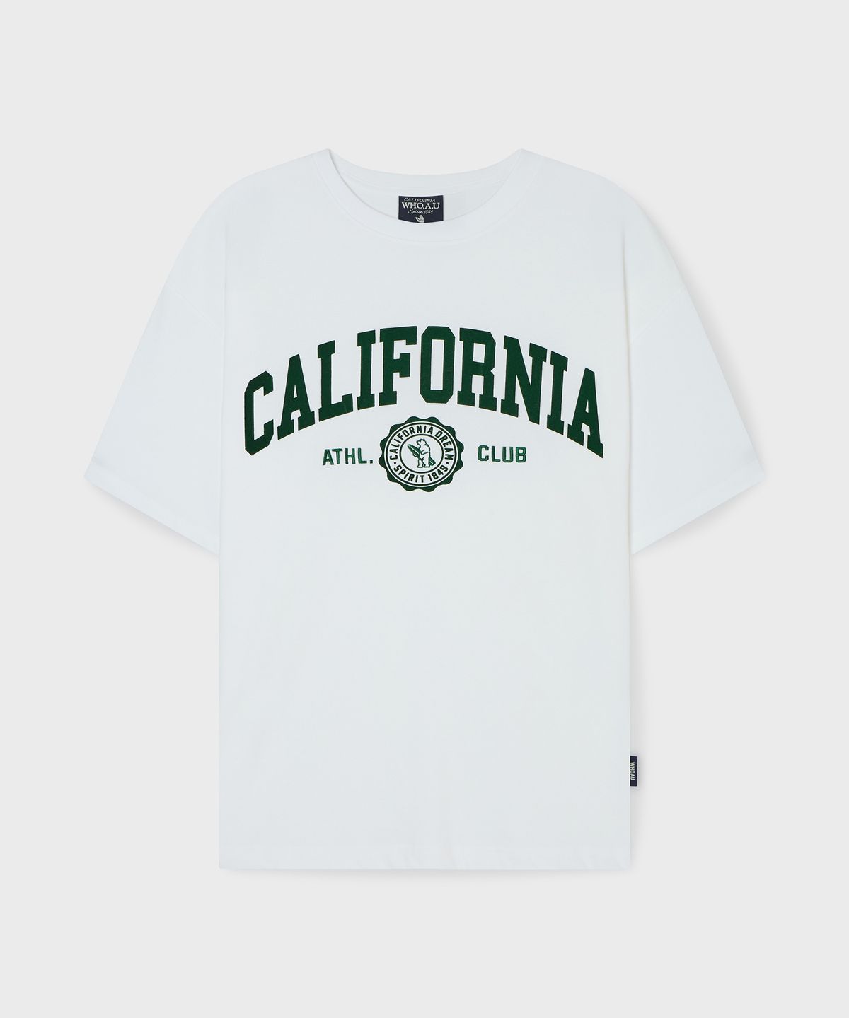 후아유(WHO.A.U) California Lettering T-shirt(Over Fit)/WHRAG2322U