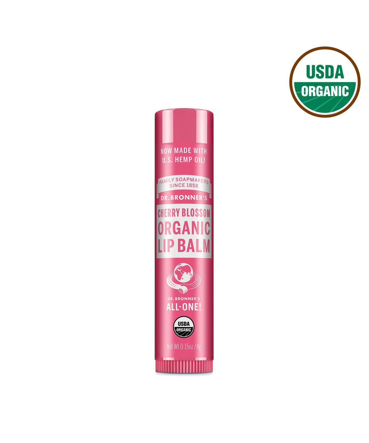 닥터 브로너스(DR.BRONNER'S) [3PACK]체리블라썸 오가닉 립밤 4g