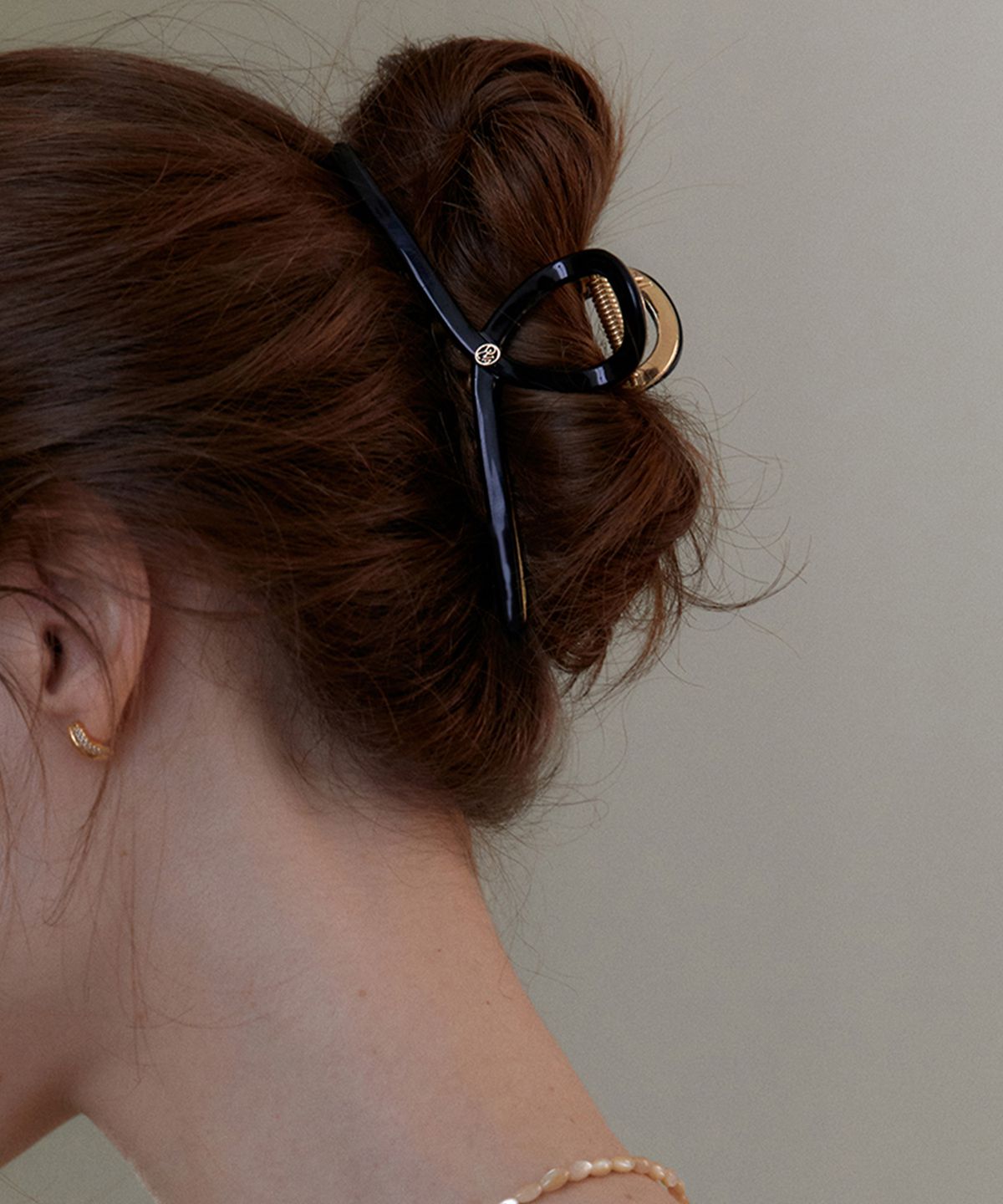 오블라(OVLA) Twist metal point hair clip (real black) HC003