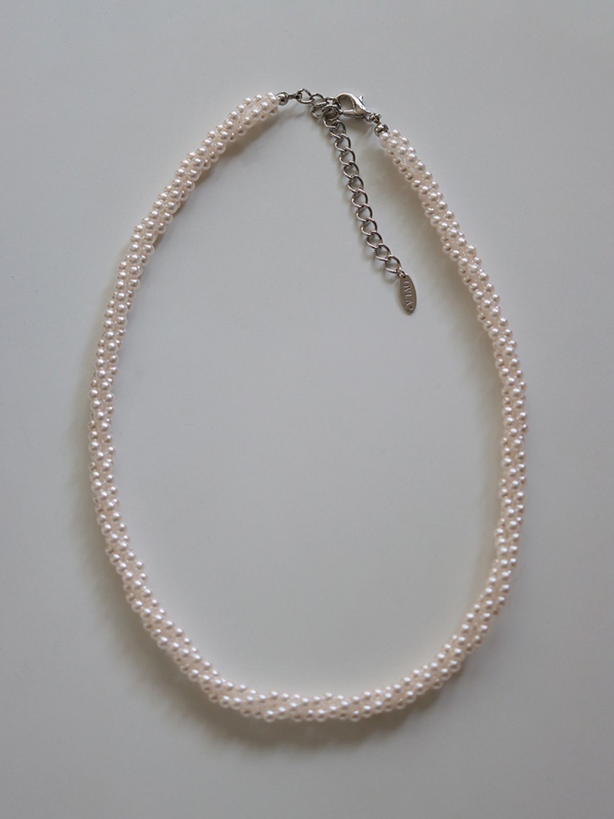 오블라(OVLA) Handmade spiral pearl necklace