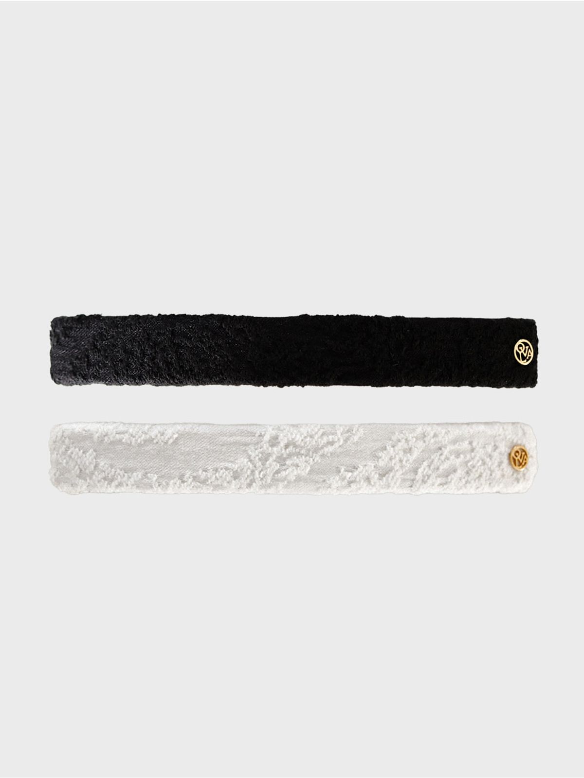 오블라(OVLA) classique jacquard hair pin (slim long) (2 color)