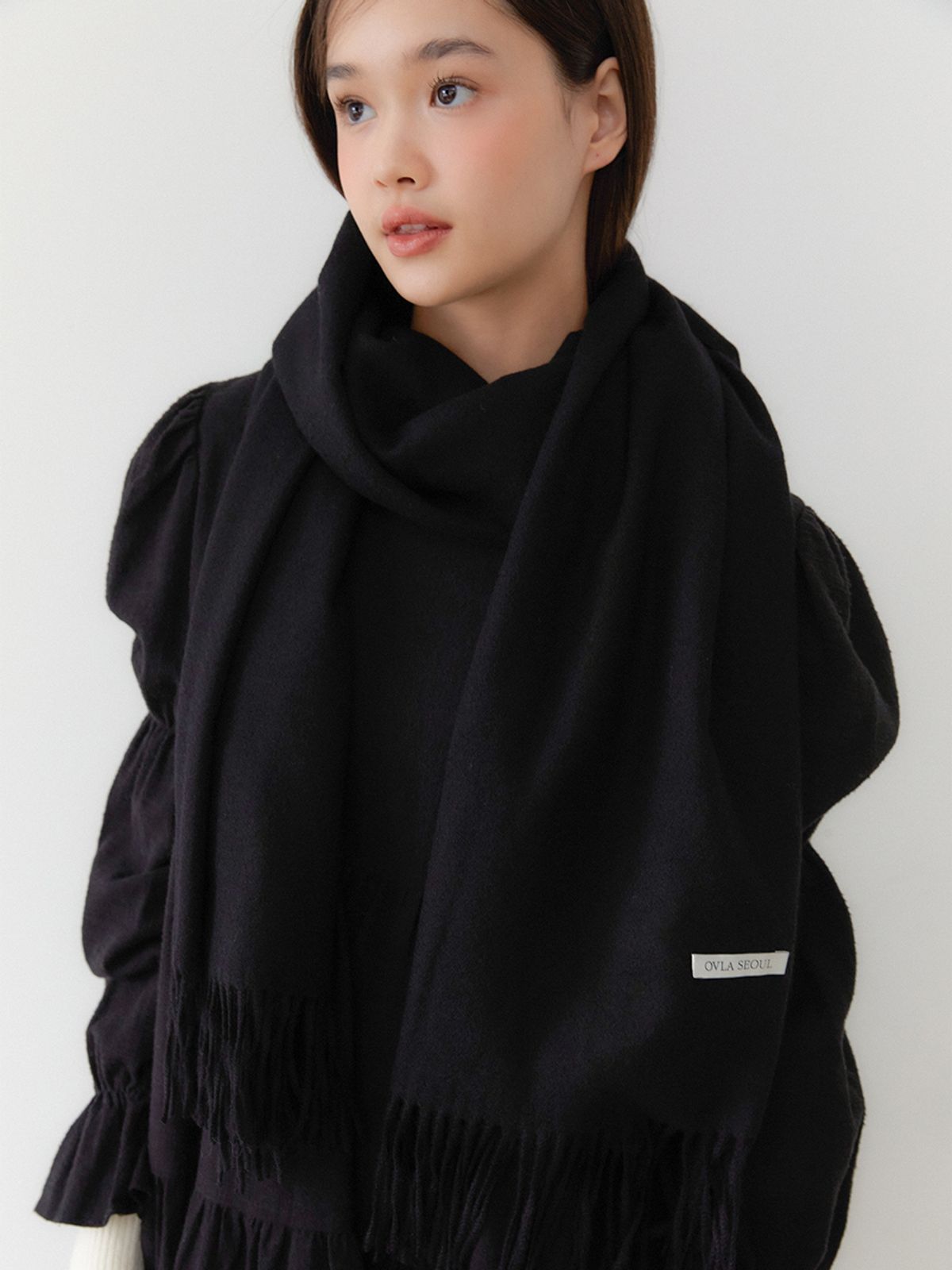 오블라(OVLA) softy soft melt fringe muffler_color MF004