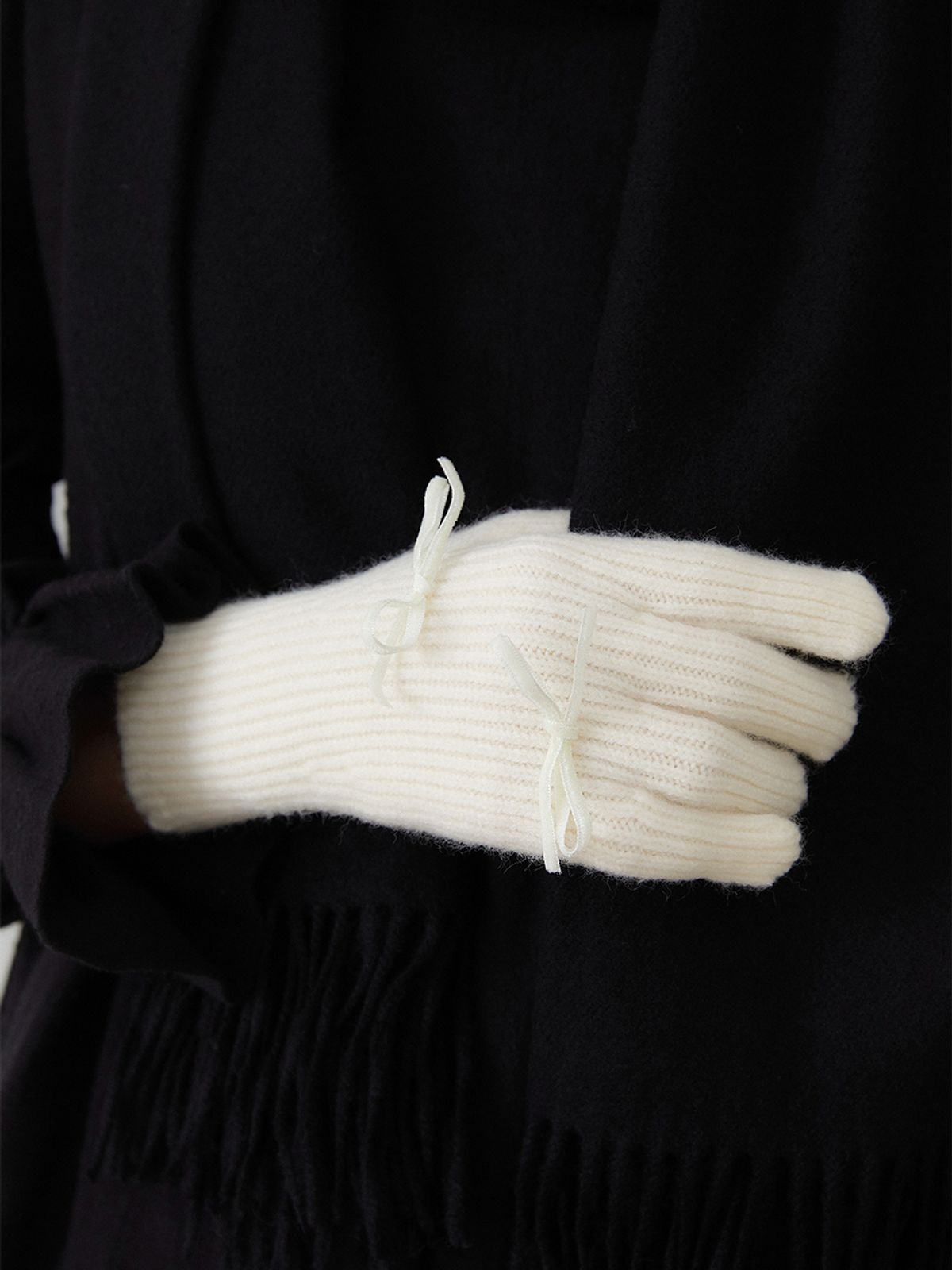 오블라(OVLA) (선물포장) (HANDMADE) ribbon point gloves_colors GL003