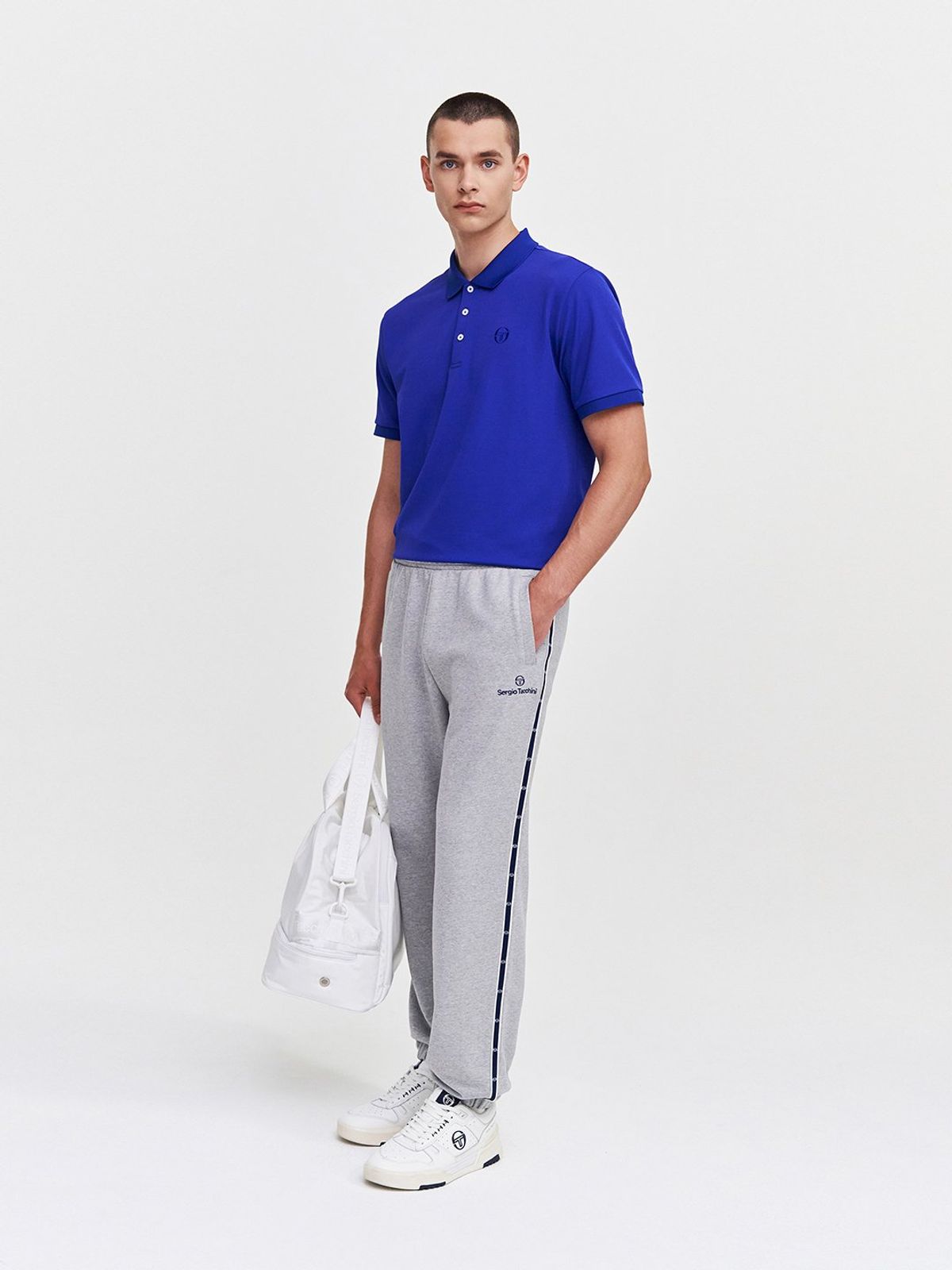 세르지오 타키니(SERGIO TACCHINI) M 데일리 스웻 조거 팬츠 (Melange Grey)