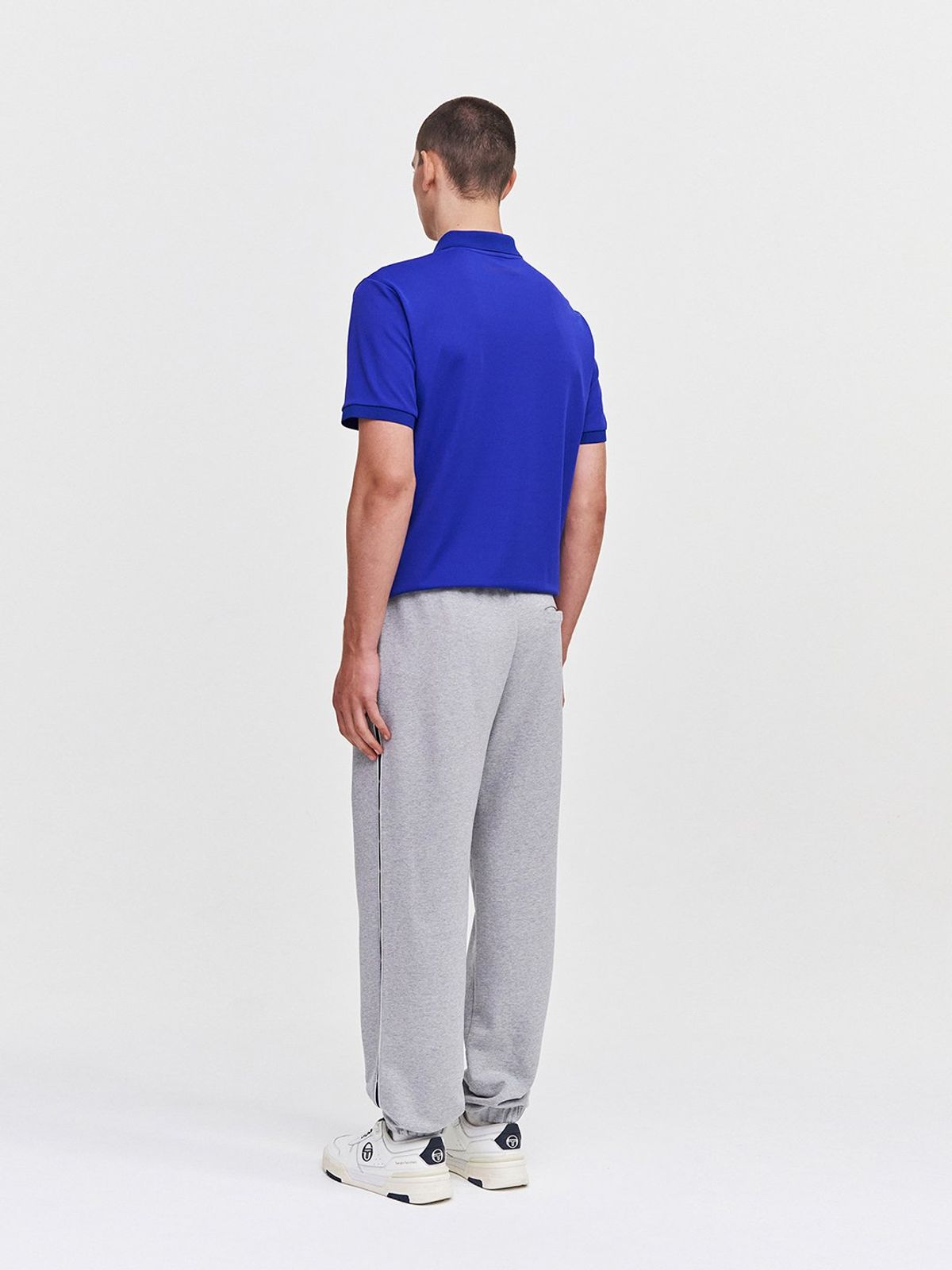세르지오 타키니(SERGIO TACCHINI) M 데일리 스웻 조거 팬츠 (Melange Grey)
