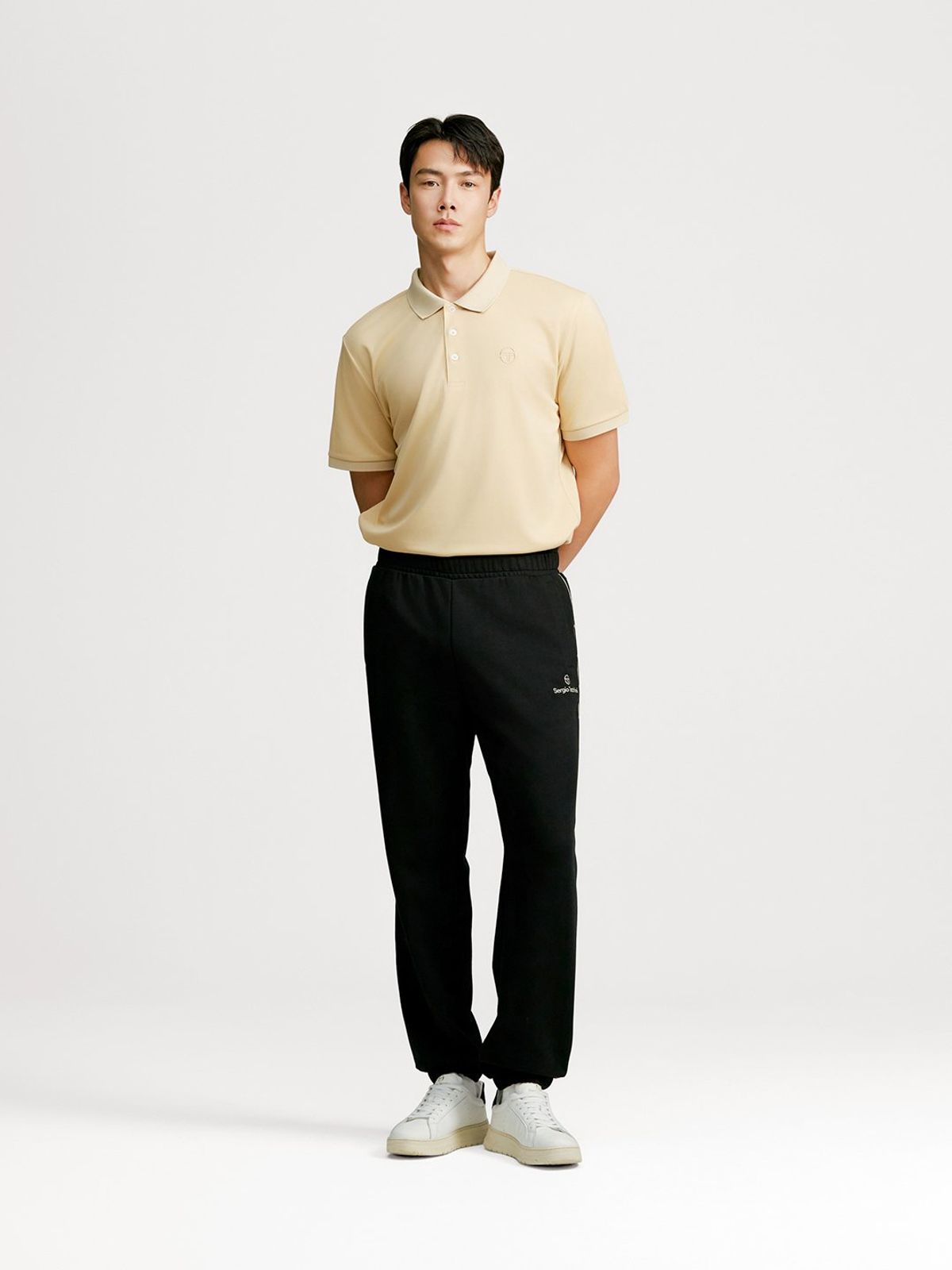 세르지오 타키니(SERGIO TACCHINI) M 데일리 스웻 조거 팬츠 (Black)