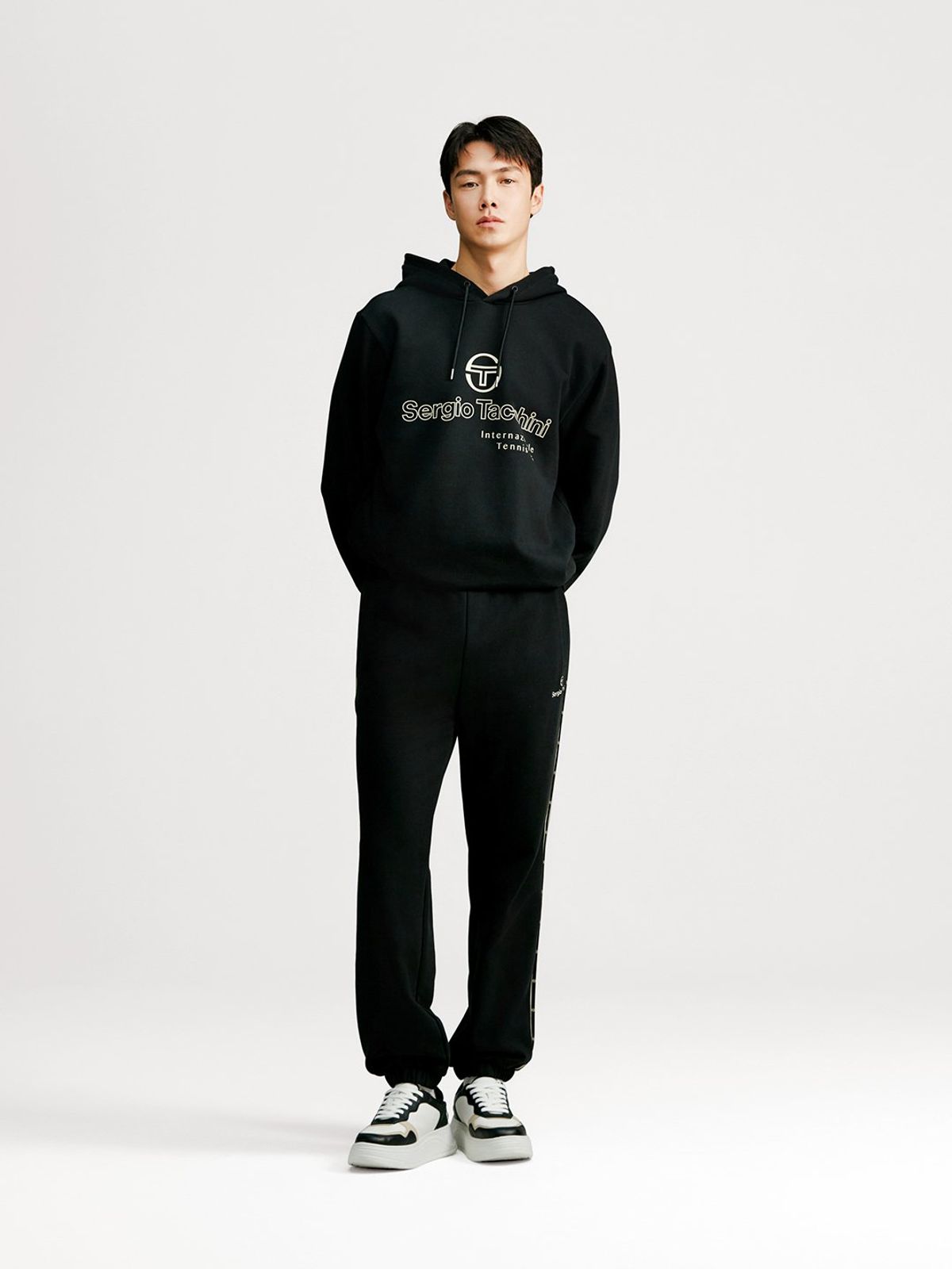 세르지오 타키니(SERGIO TACCHINI) U 데일리 후디 (Black)