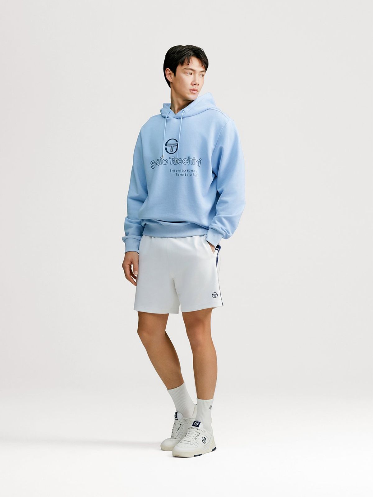 세르지오 타키니(SERGIO TACCHINI) U 데일리 후디 (L.Blue)
