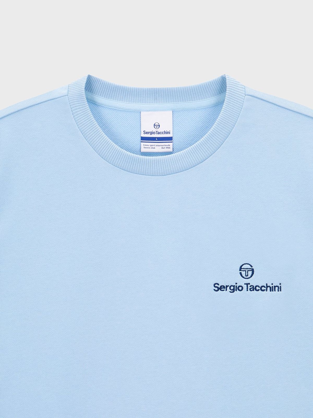 세르지오 타키니(SERGIO TACCHINI) U 데일리 백아트웍 맨투맨 (L.Blue)