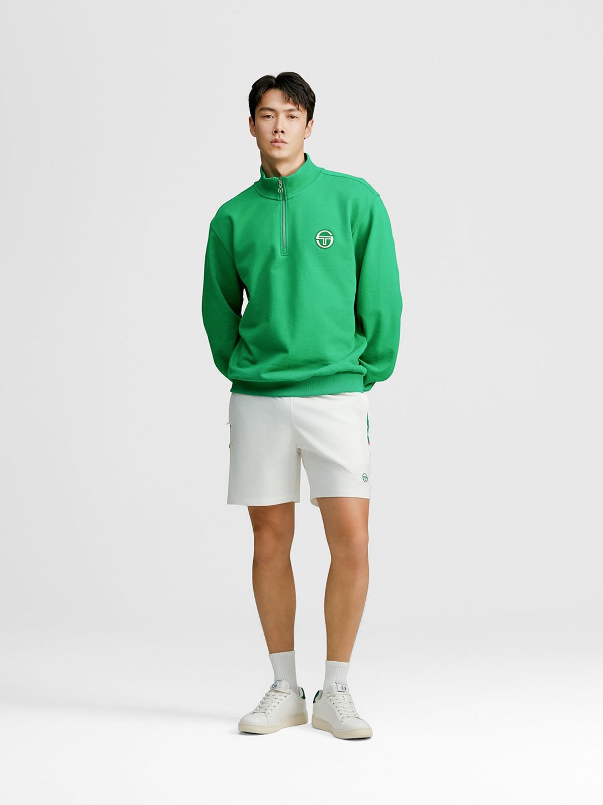 세르지오 타키니(SERGIO TACCHINI) M 프레피 하프집 풀오버 (Green)