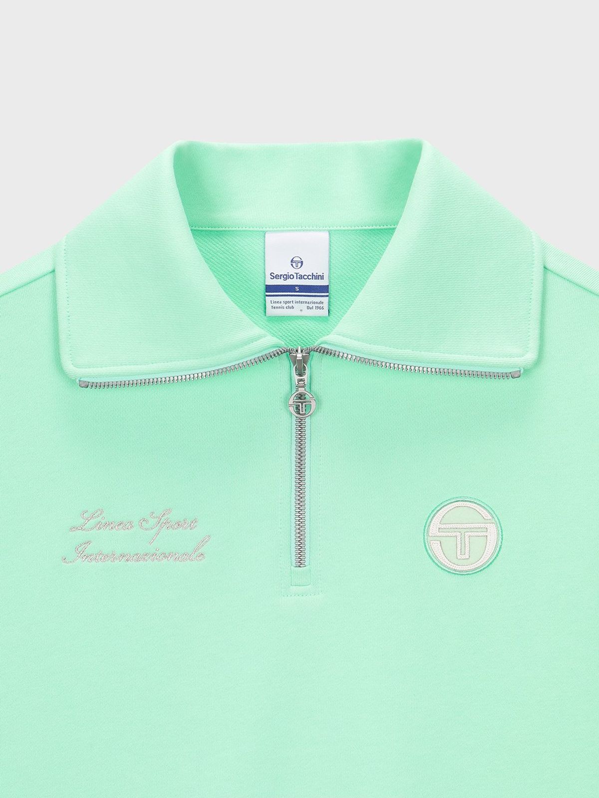 세르지오 타키니(SERGIO TACCHINI) W 프레피 하프집 풀오버 (L.Mint)