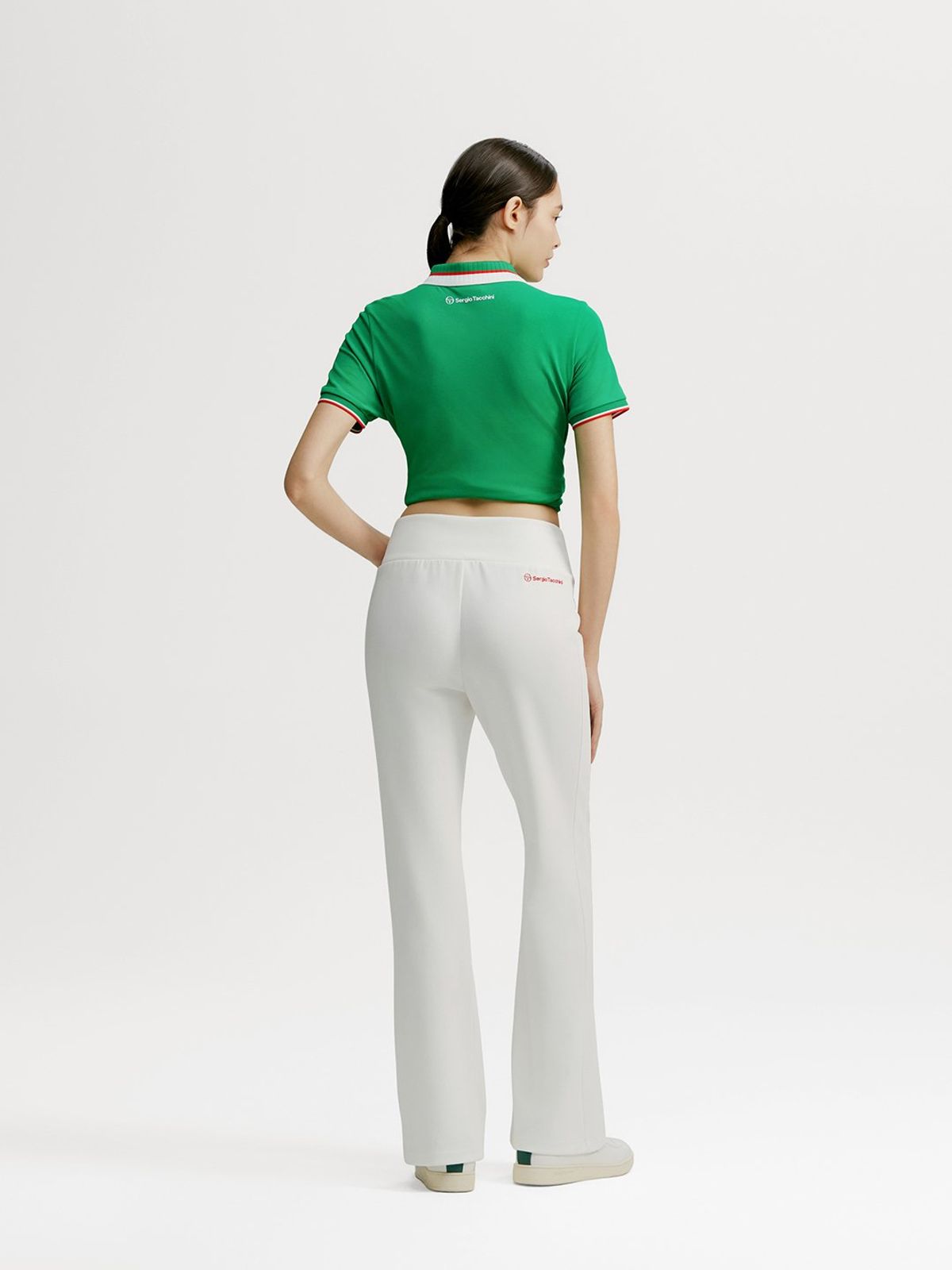 세르지오 타키니(SERGIO TACCHINI) W 에센셜 부츠컷 레깅스 팬츠 (White)
