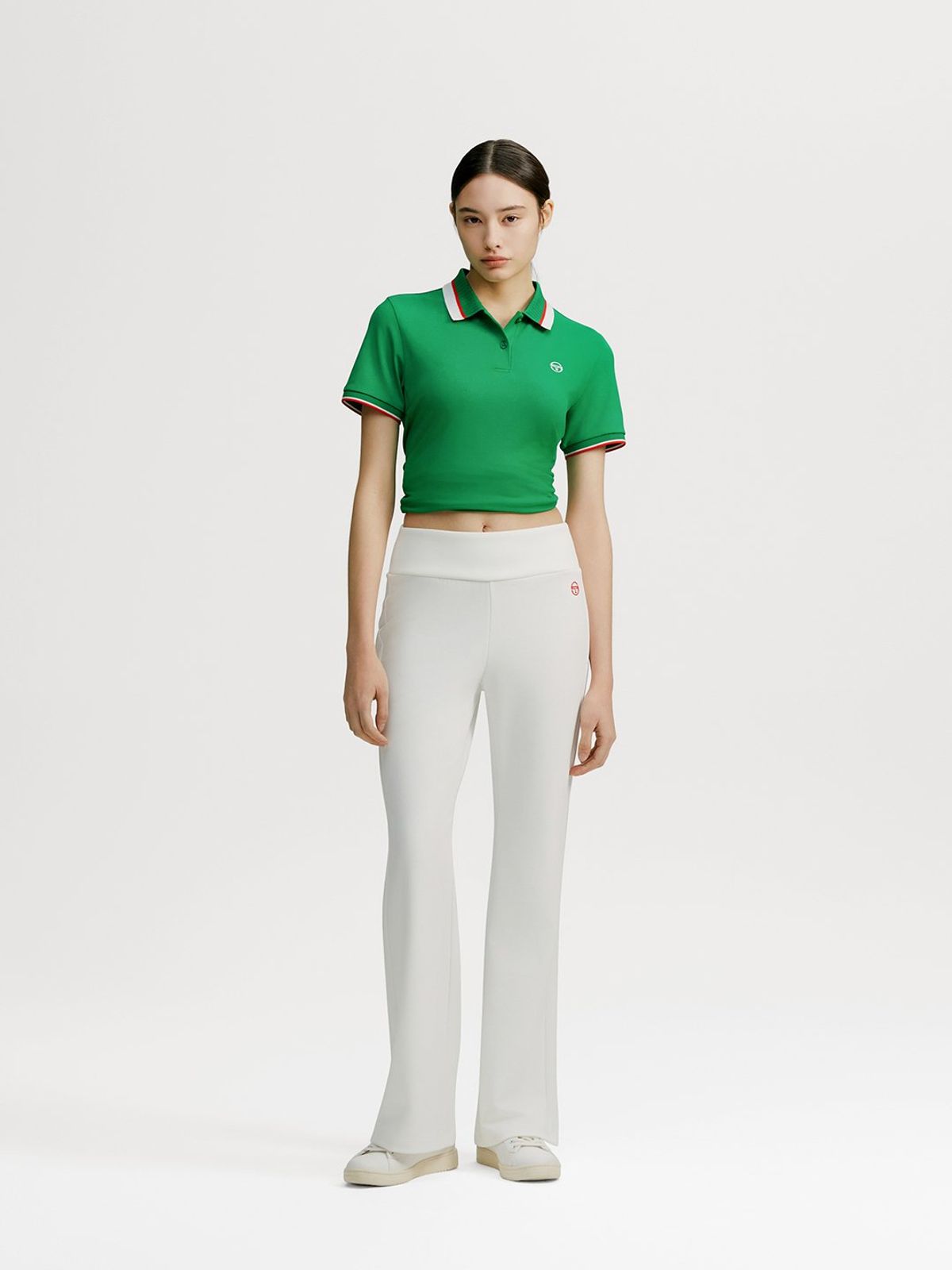 세르지오 타키니(SERGIO TACCHINI) W 에센셜 부츠컷 레깅스 팬츠 (White)