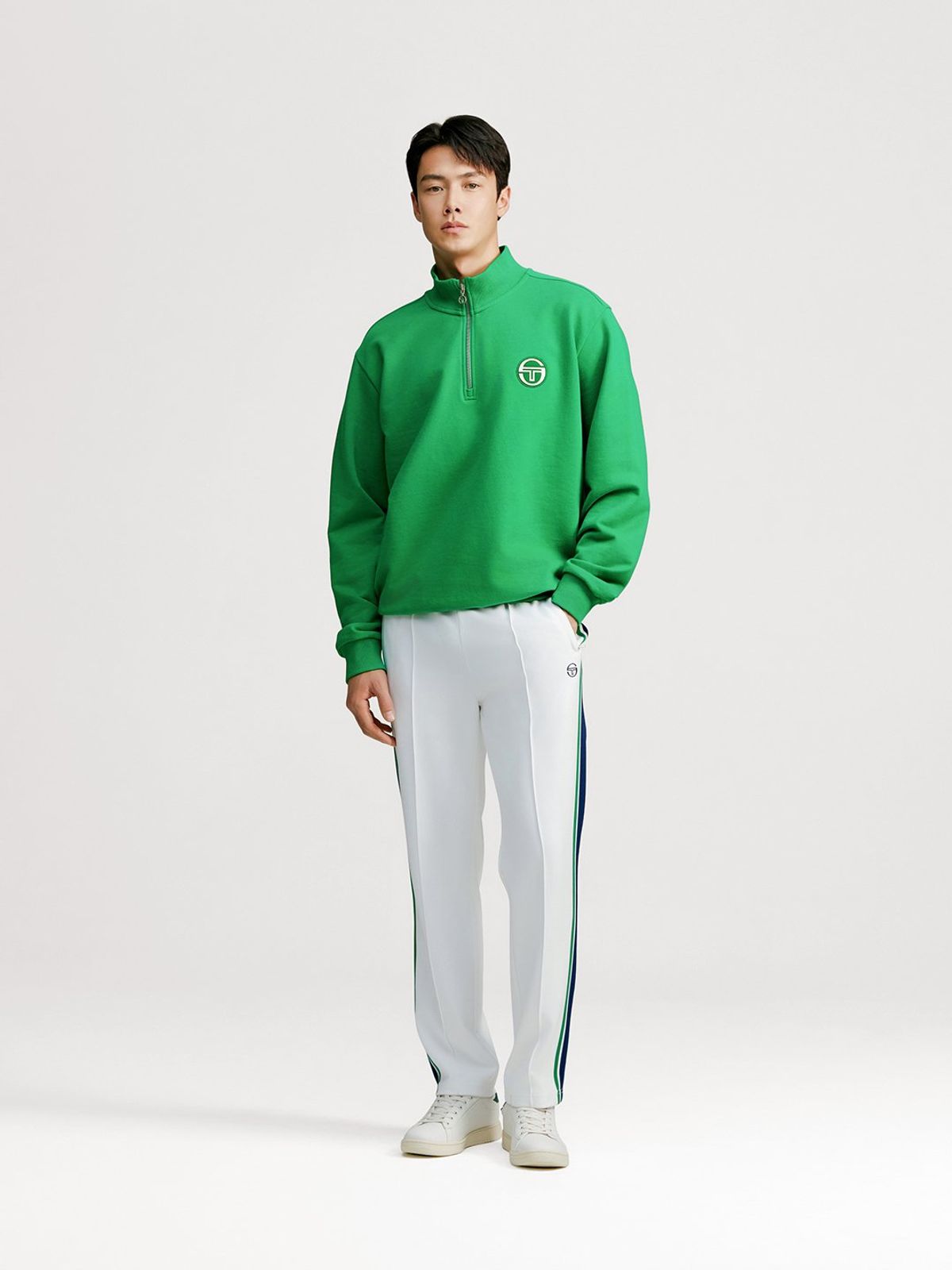 세르지오 타키니(SERGIO TACCHINI) M 고트 다마린도 트랙 팬츠 (White)