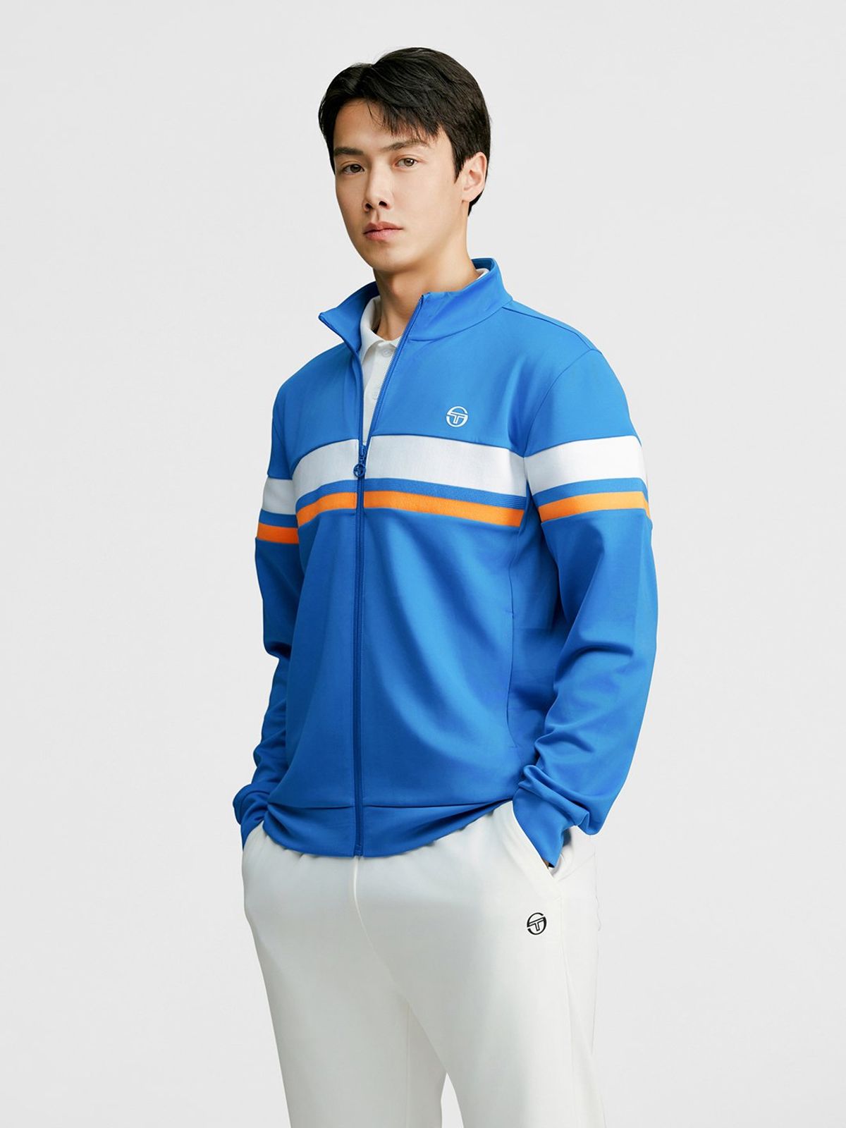 세르지오 타키니(SERGIO TACCHINI) M 고트 컬러블록 트랙집업