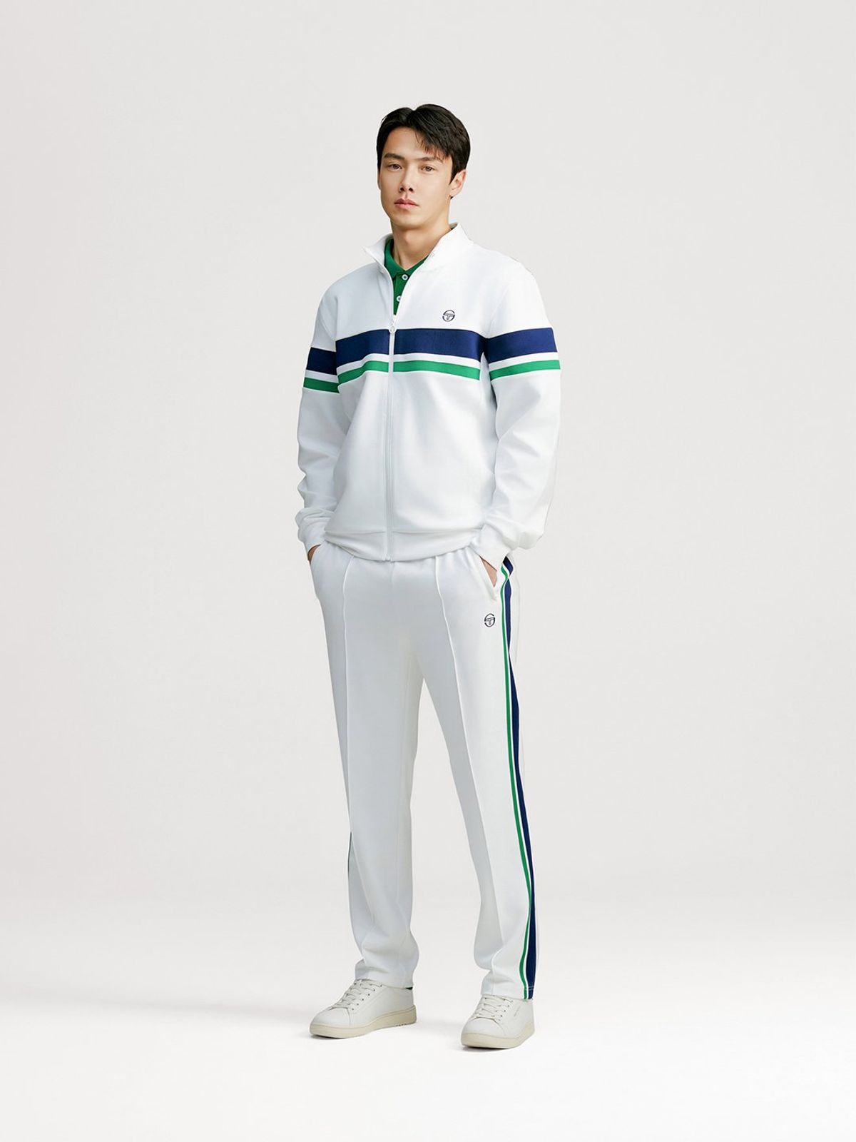 세르지오 타키니(SERGIO TACCHINI) M 고트 컬러블록 트랙집업
