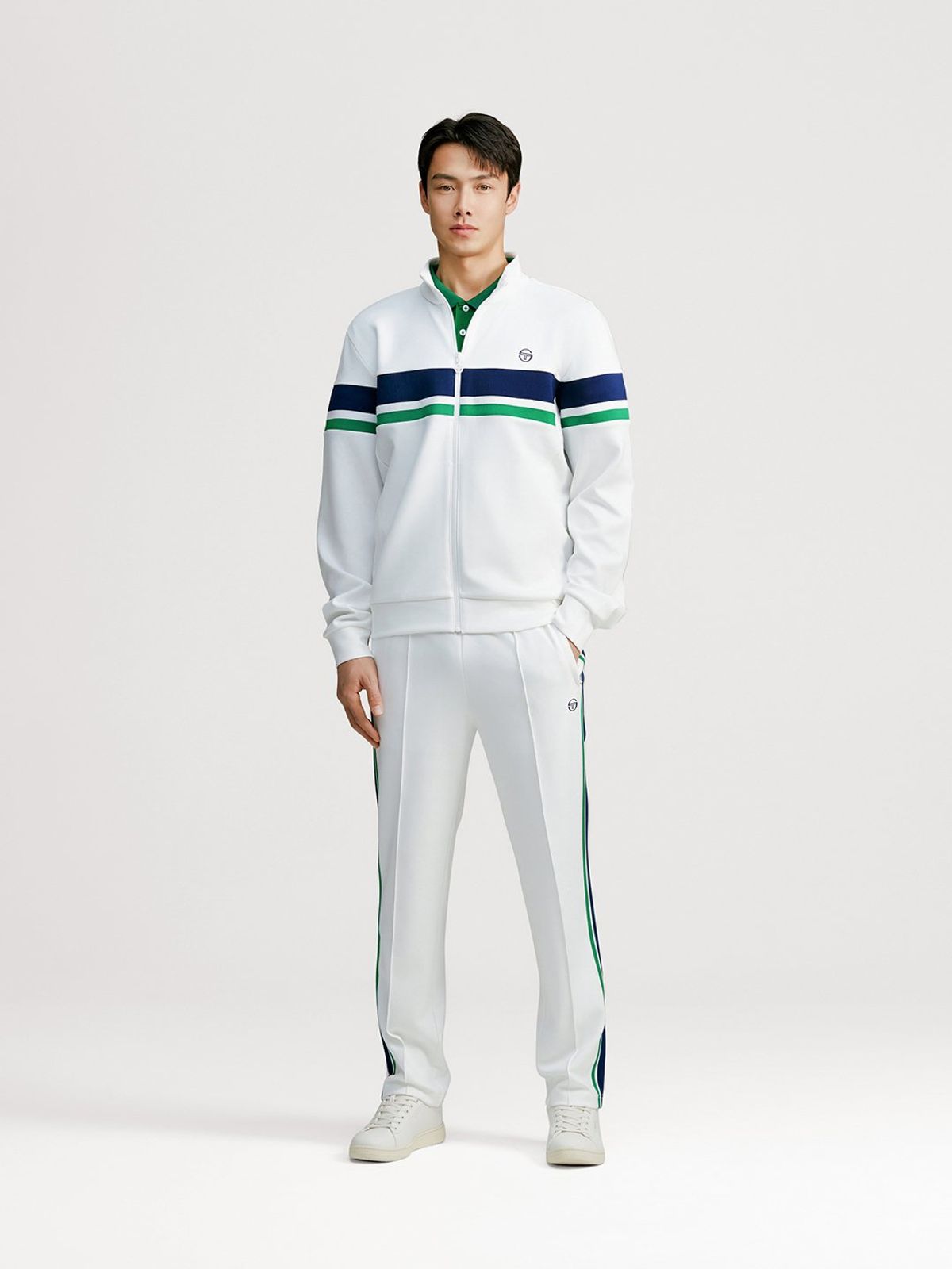 세르지오 타키니(SERGIO TACCHINI) M 고트 컬러블록 트랙집업
