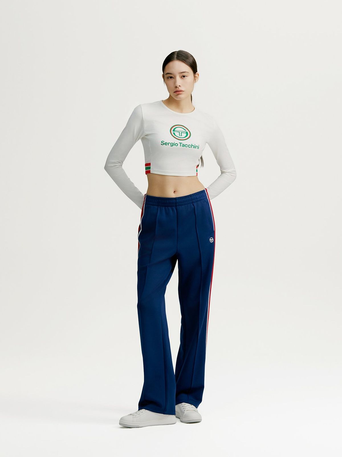 세르지오 타키니(SERGIO TACCHINI) W 고트 다마린도 트랙 팬츠 (Navy)