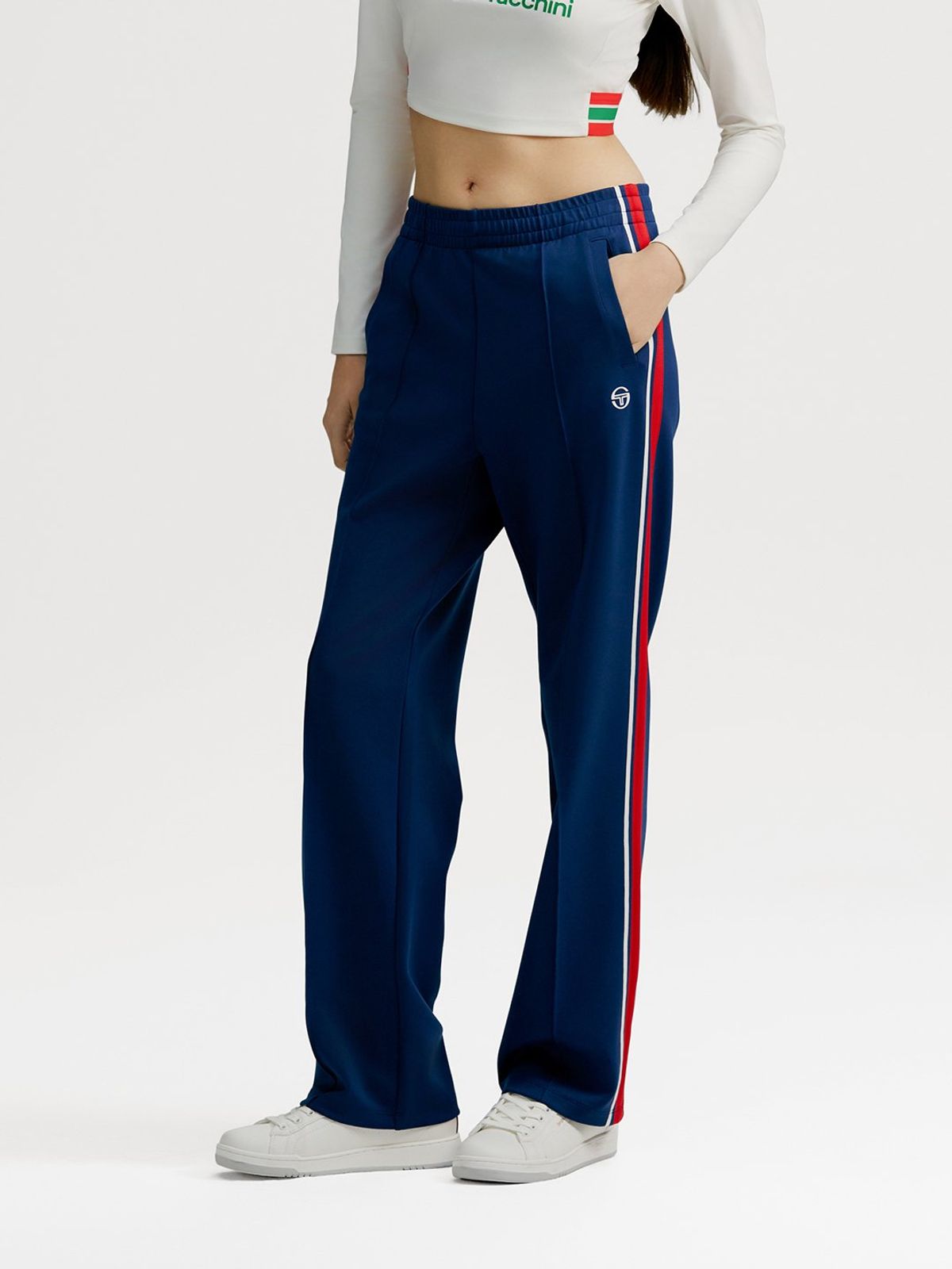 세르지오 타키니(SERGIO TACCHINI) W 고트 다마린도 트랙 팬츠 (Navy)
