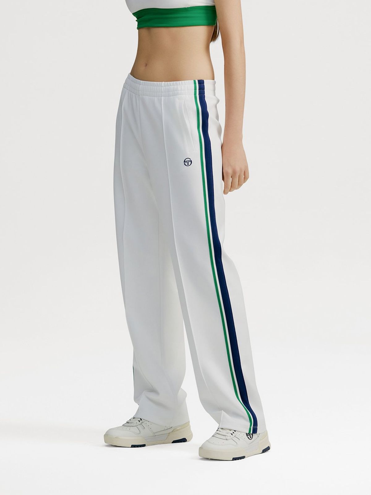 세르지오 타키니(SERGIO TACCHINI) W 고트 다마린도 트랙 팬츠 (White)
