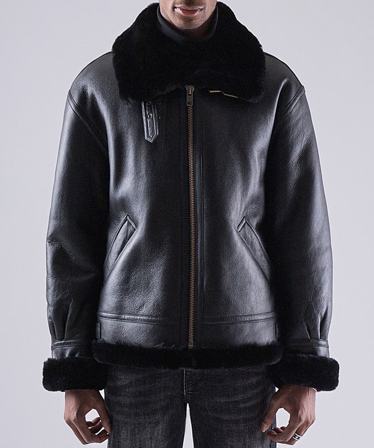 스트라이크(STRIKE) 타르타로스 쉐어링 릴랙스 자켓 (BLACK)