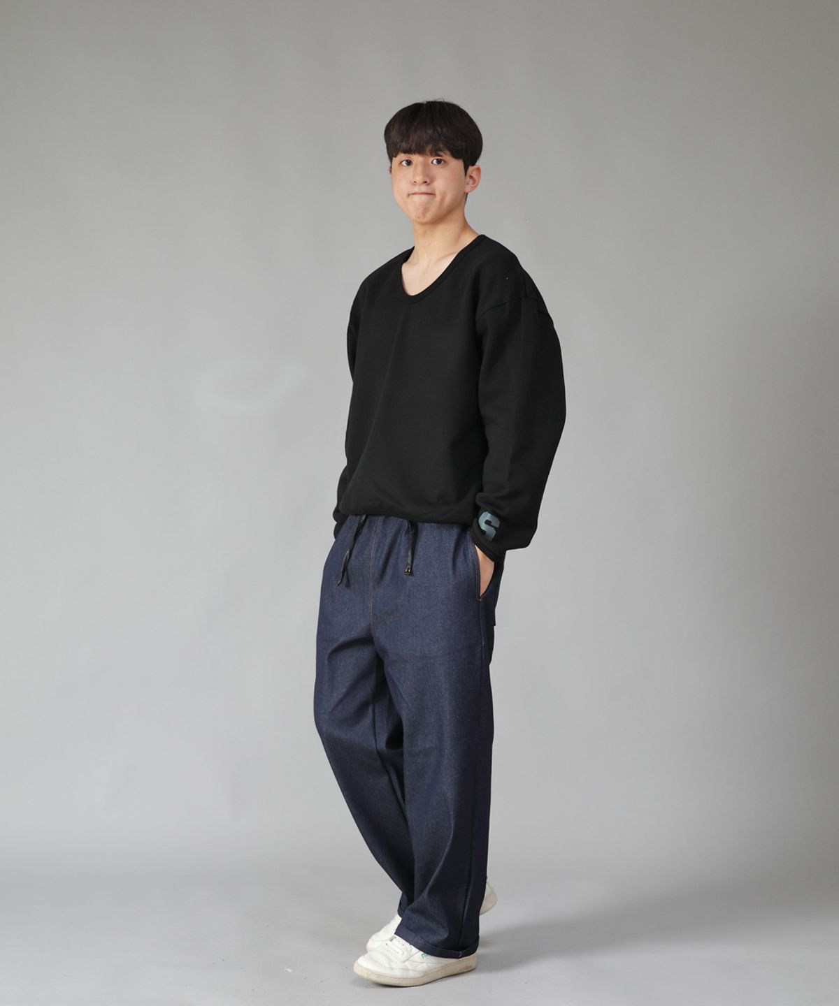 세인트크루(SAINTCREW) EX 와이드팬츠 EXW-347 데님인디고