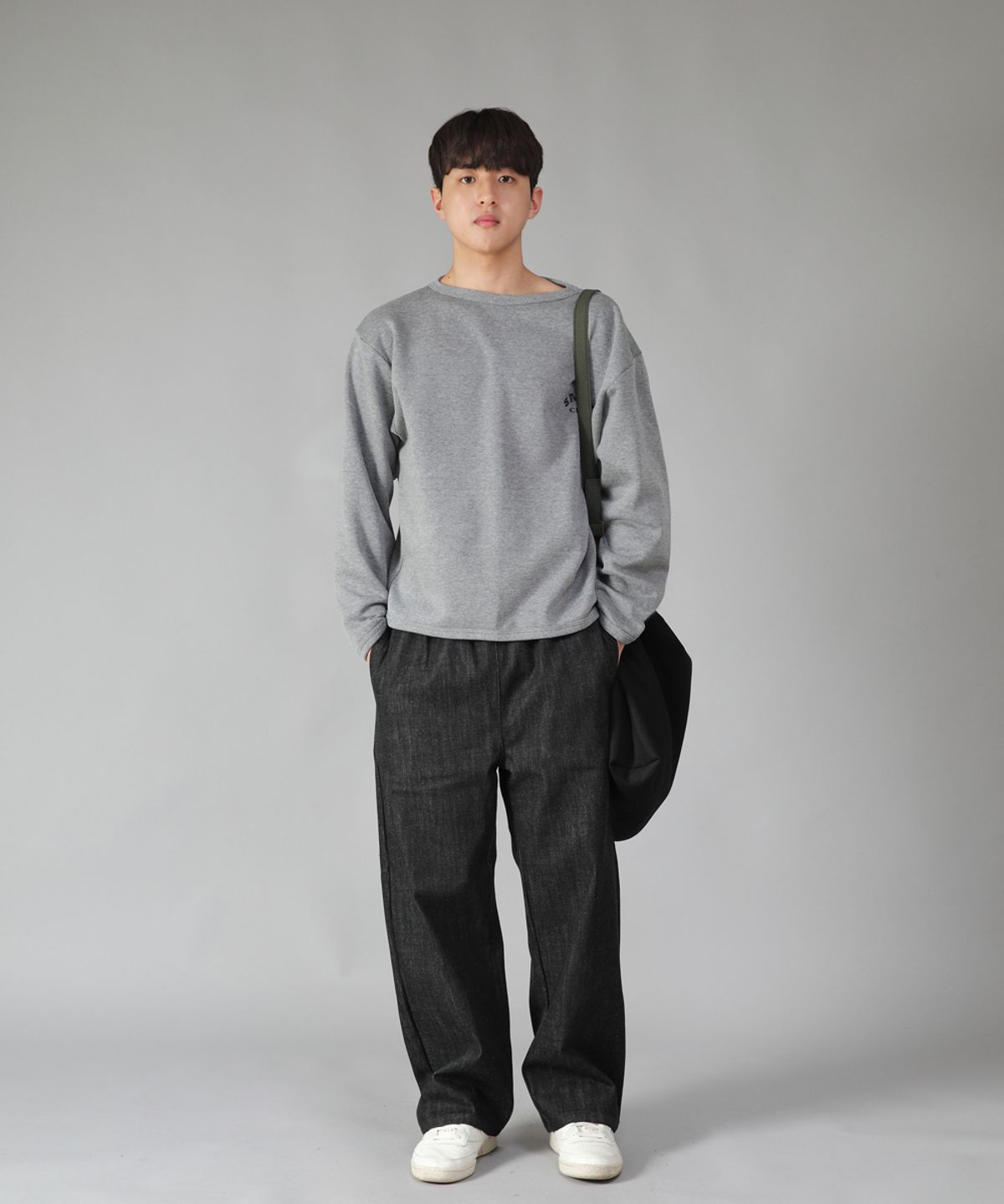 세인트크루(SAINTCREW) EX 와이드팬츠 EXW-347 블랙데님 BKS