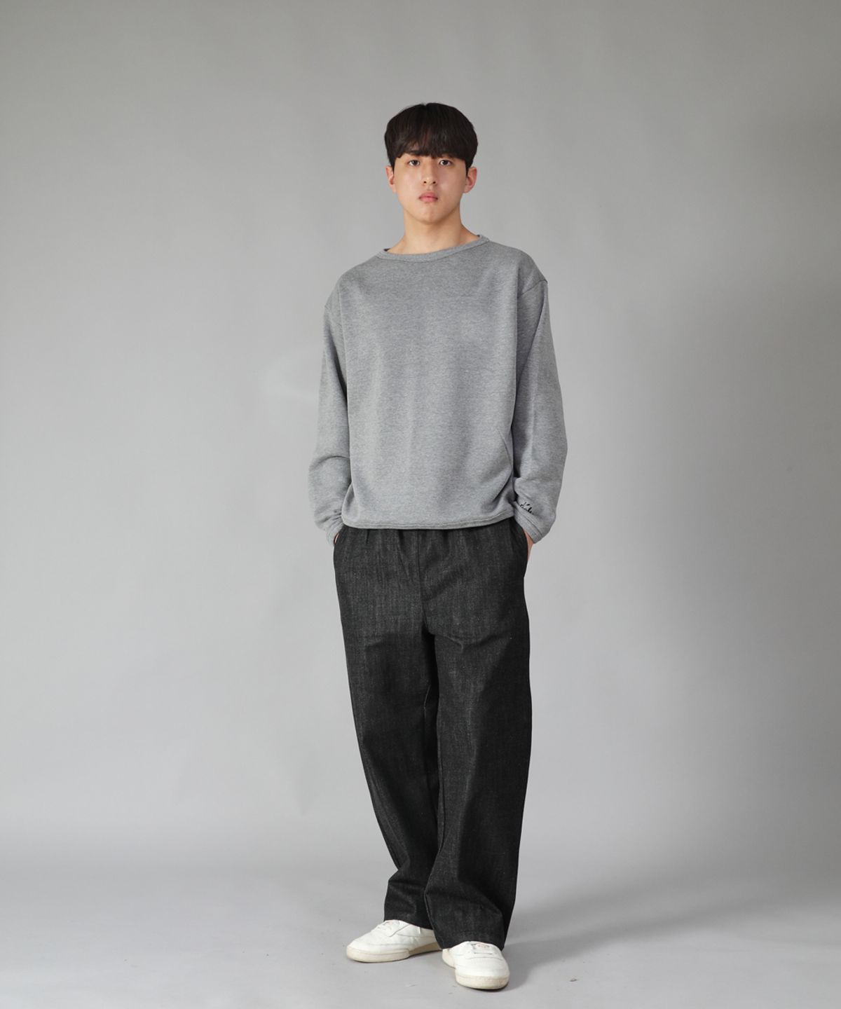 세인트크루(SAINTCREW) EX 와이드팬츠 EXW-347 블랙데님 BKS