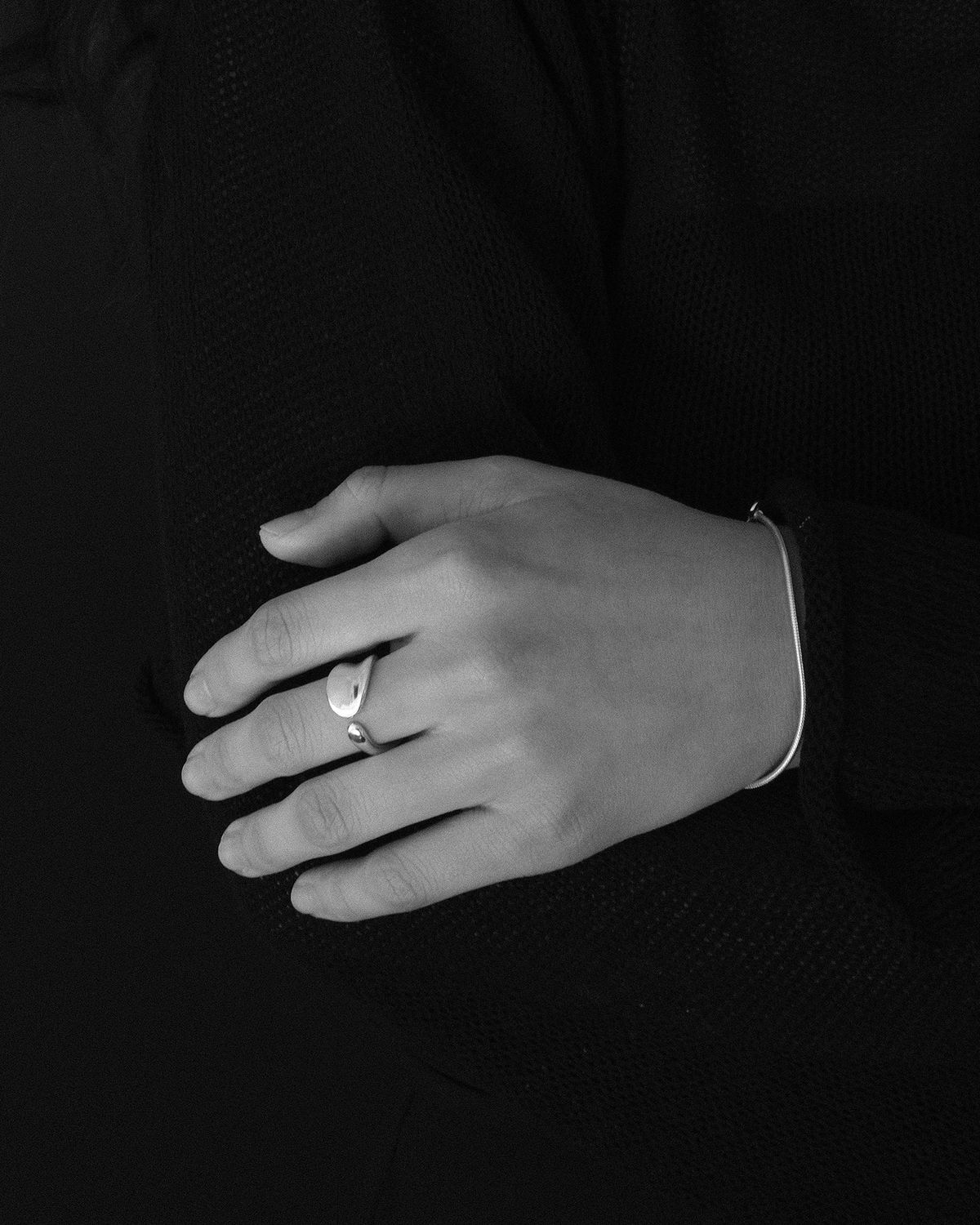 어나더레이어(ANOTHERLAYER) The Flow Ring (silver925)