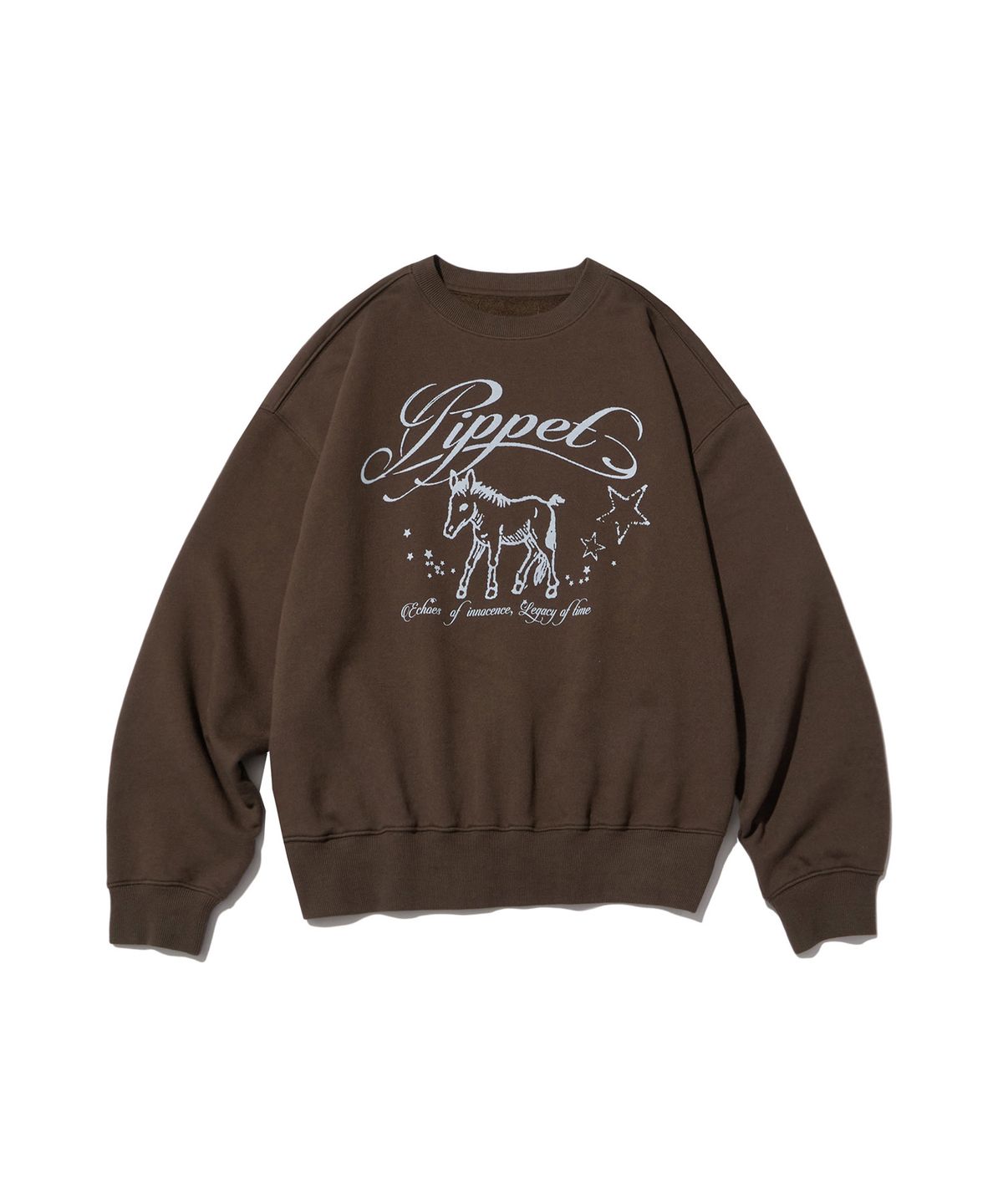 핍펫(PIPPET) Pony Sweatshirt (brown)