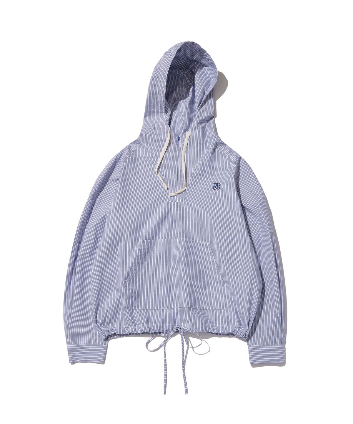 핍펫(PIPPET) Stripe Hoodie Shirt Anorak (navy)