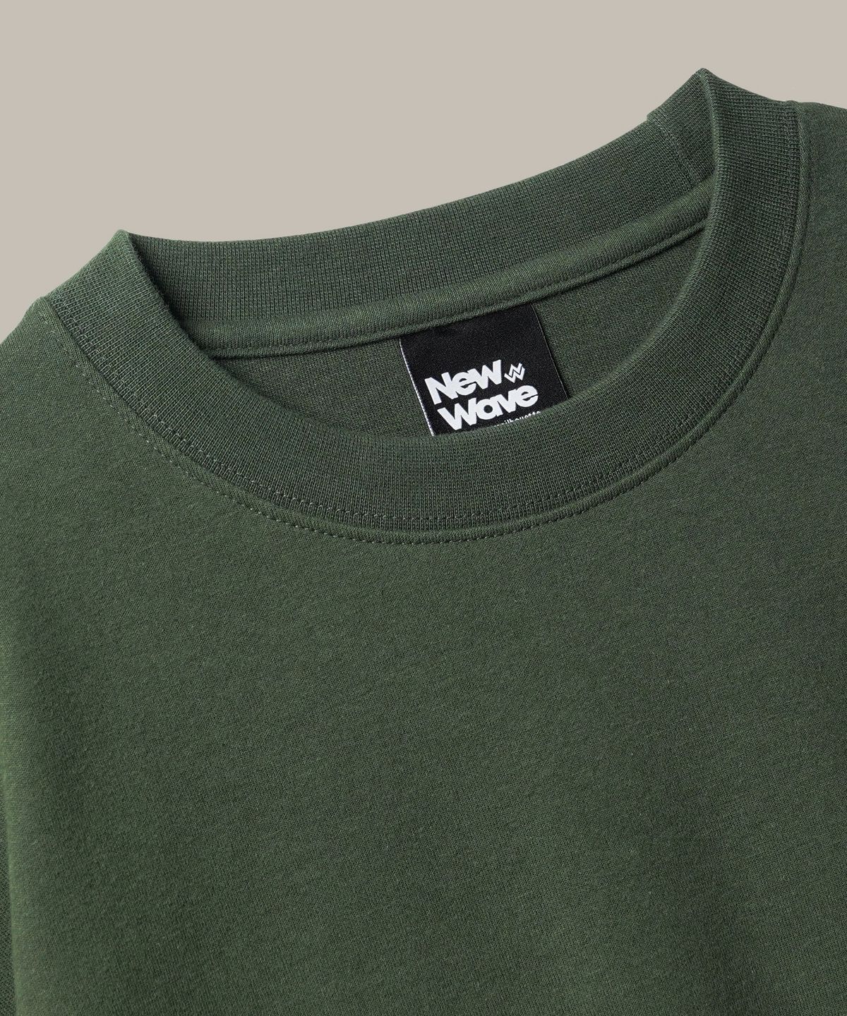 페플(FP142) 뉴웨이브 더블코튼 스택 긴팔티셔츠 다크그린 SJLT1445