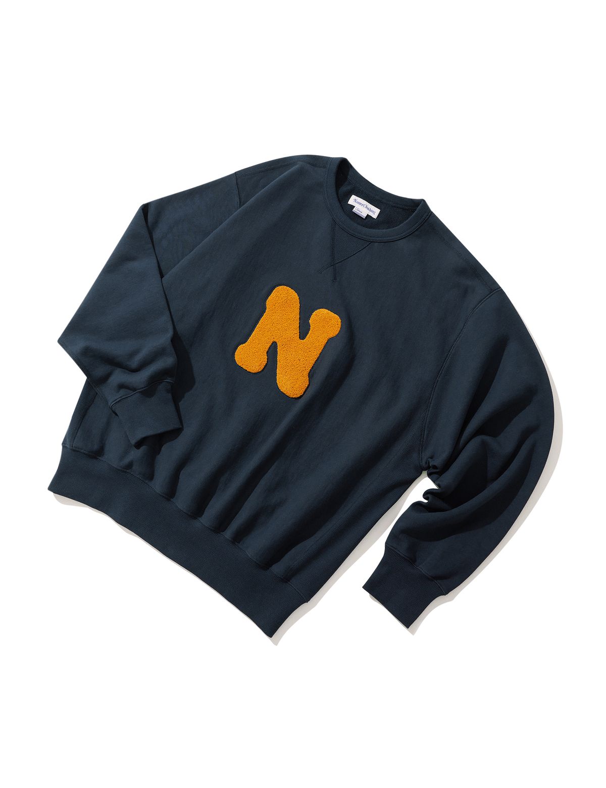 네이머클로딩(NAMERCLOTHING) N BOUCLE SWEATSHIRTS NAVY