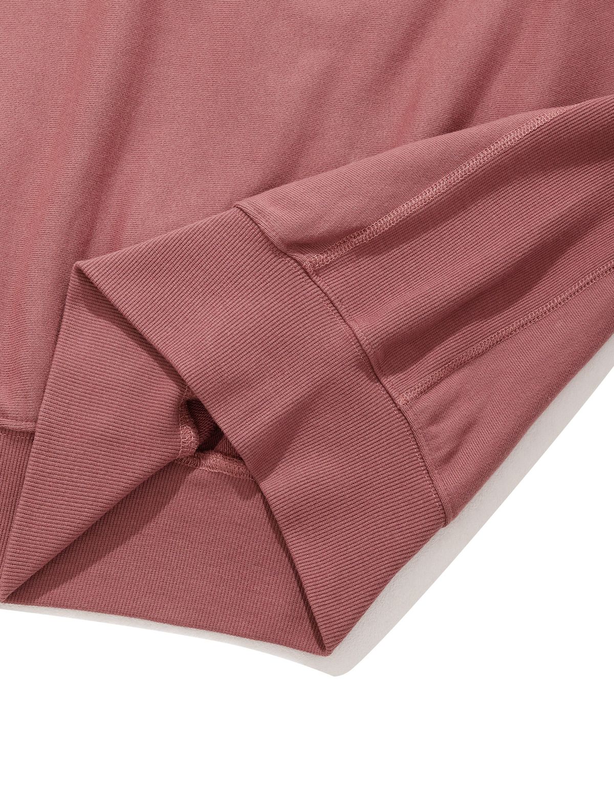네이머클로딩(NAMERCLOTHING) N BOUCLE SWEATSHIRTS PINK BROWN
