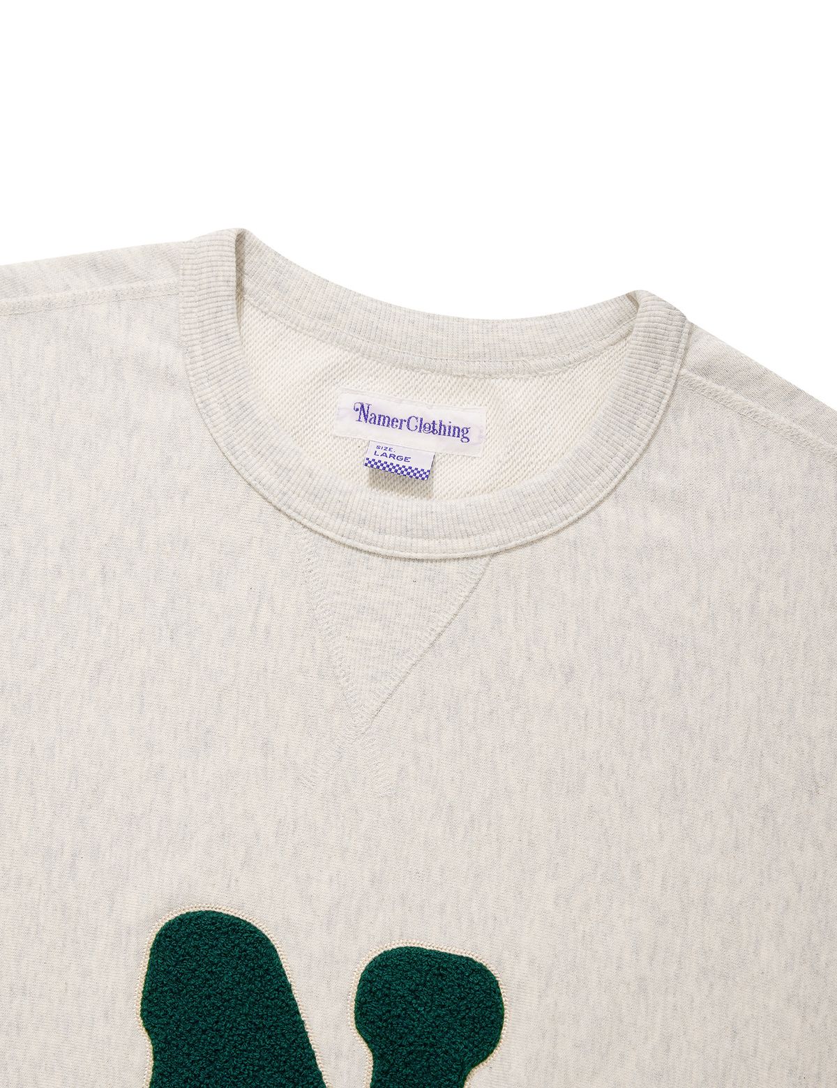 네이머클로딩(NAMERCLOTHING) N BOUCLE SWEATSHIRTS OATMEAL