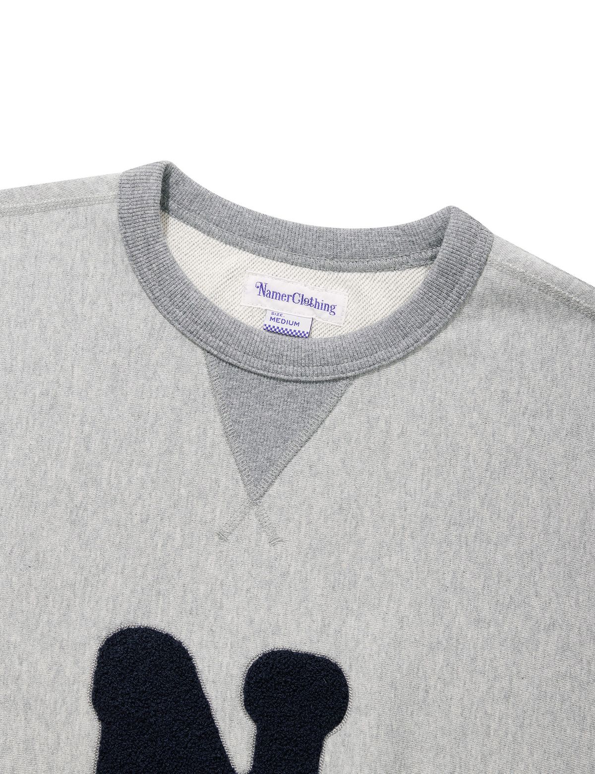 네이머클로딩(NAMERCLOTHING) N BOUCLE SWEATSHIRTS MELANGE GRAY