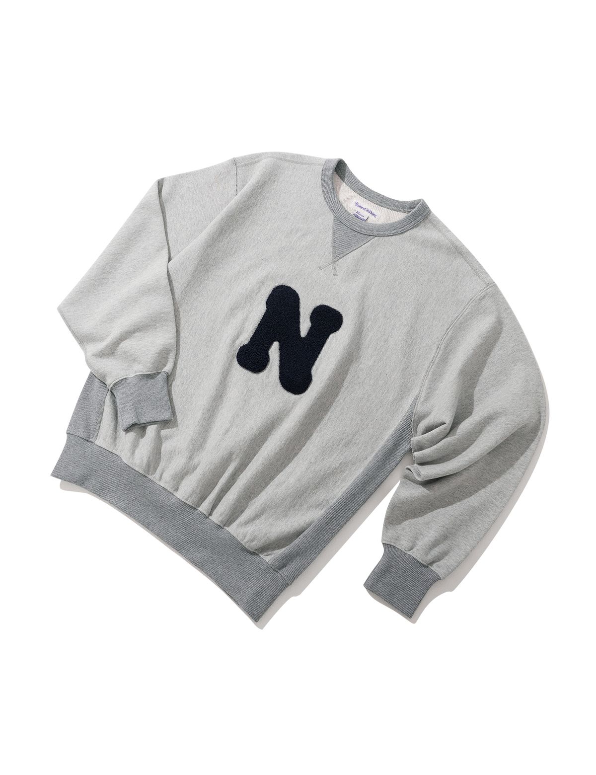 네이머클로딩(NAMERCLOTHING) N BOUCLE SWEATSHIRTS MELANGE GRAY