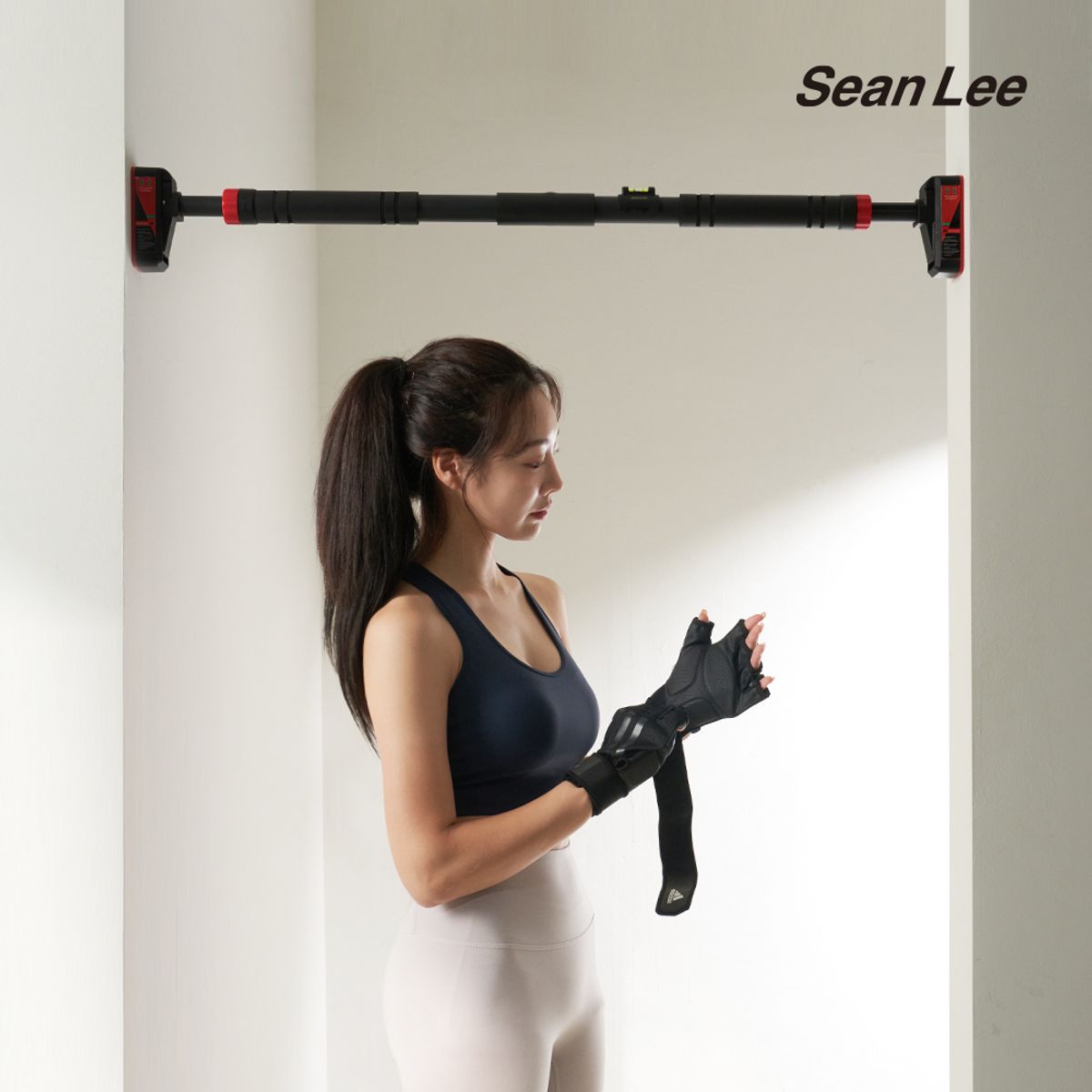 숀리(SEAN LEE) 문틀 철봉 가정용 턱걸이 운동 기구