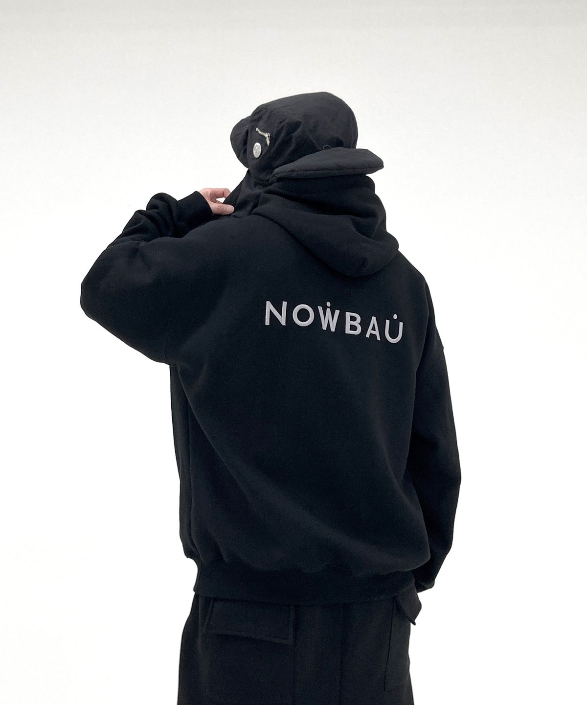 나우바우(NOWBAU) 스노우베이킹 플리스 스냅 후디