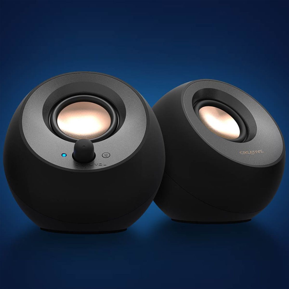 크리에이티브(CREATIVE) PEBBLE V3 블랙 (블루투스,USB,AUX 지원) 스피커