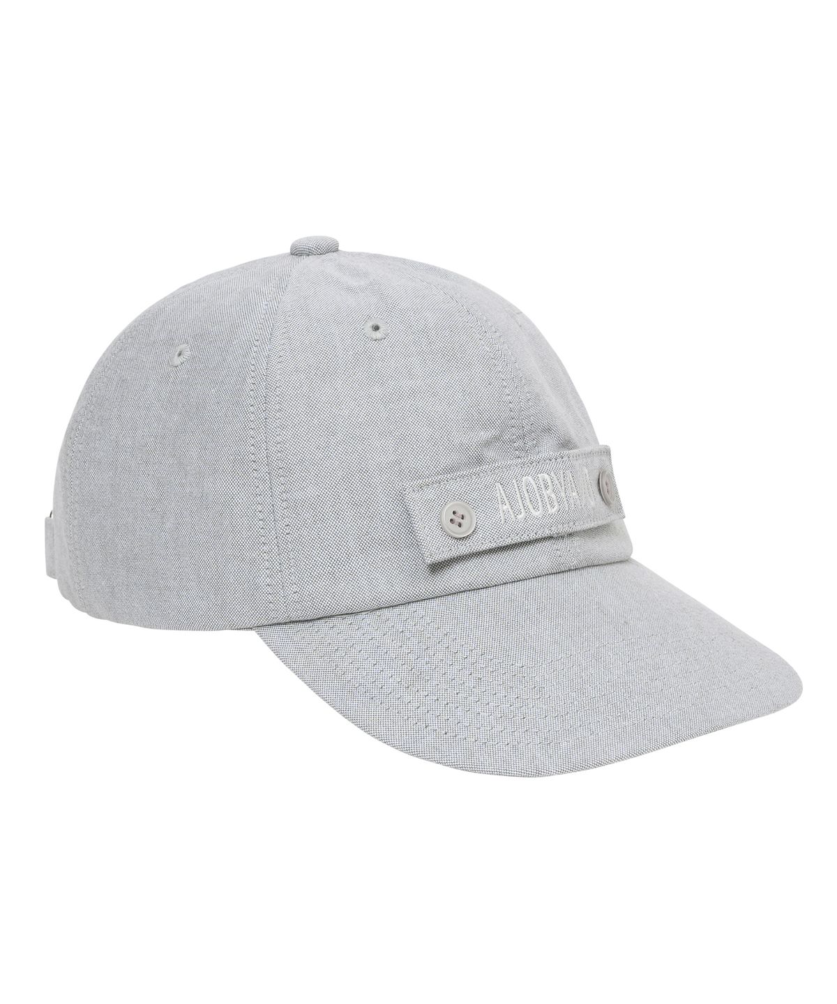 아조바이아조(AJOBYAJO) Logo Oxford Cap [LIGHT GREY]