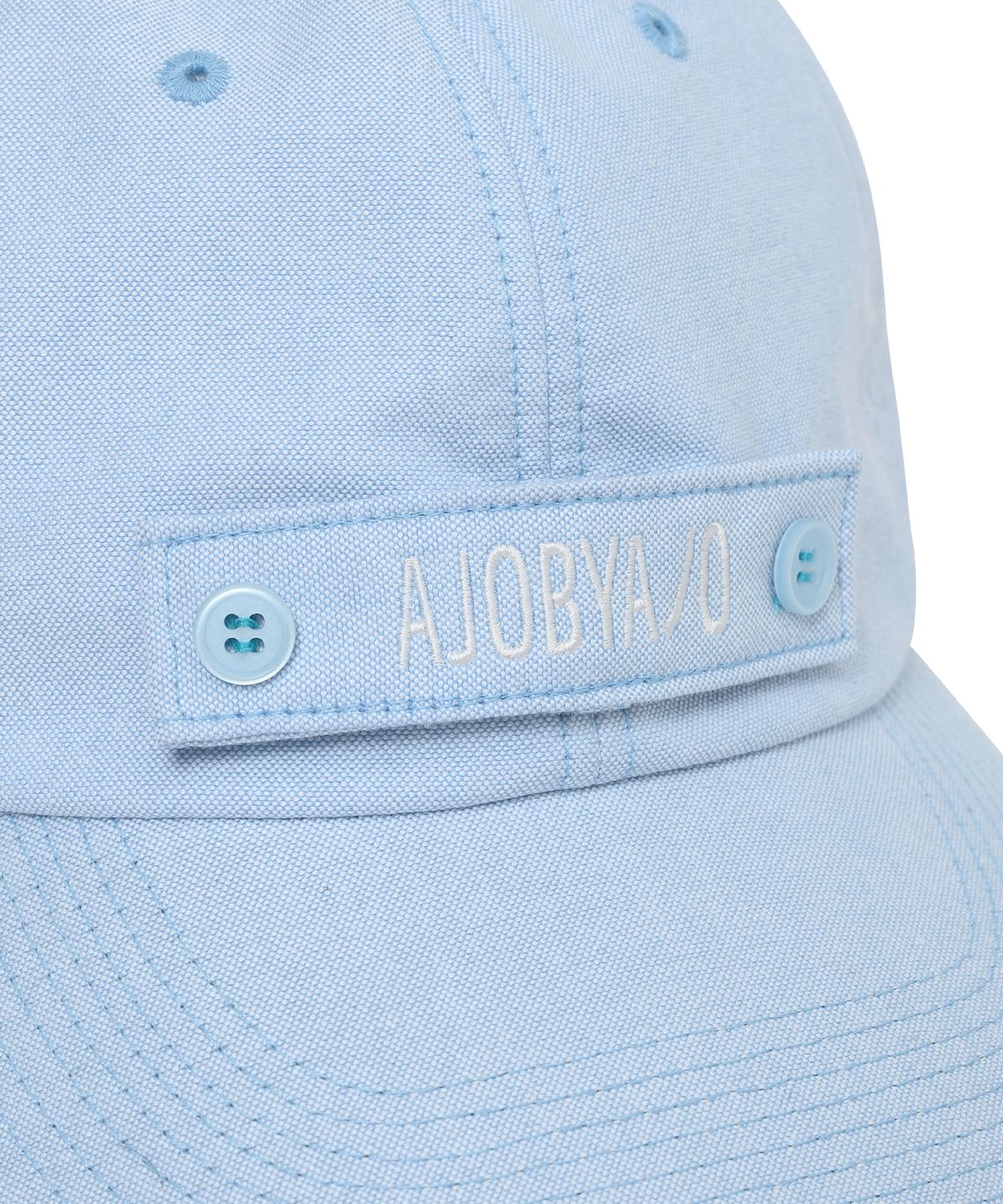 아조바이아조(AJOBYAJO) Logo Oxford Cap [SKY BLUE]